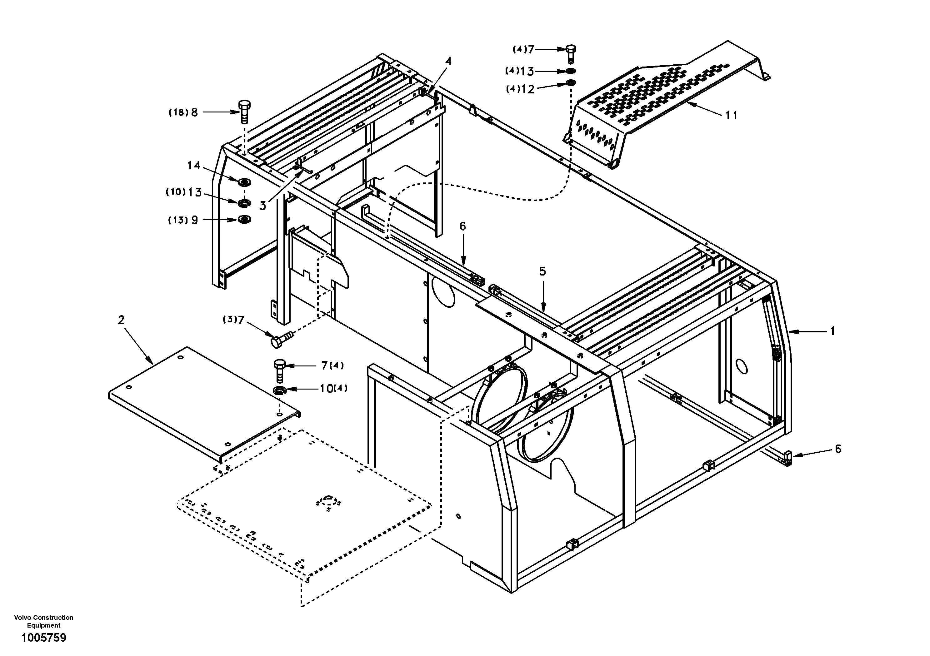 Frame SA1162-08271 VOLVO