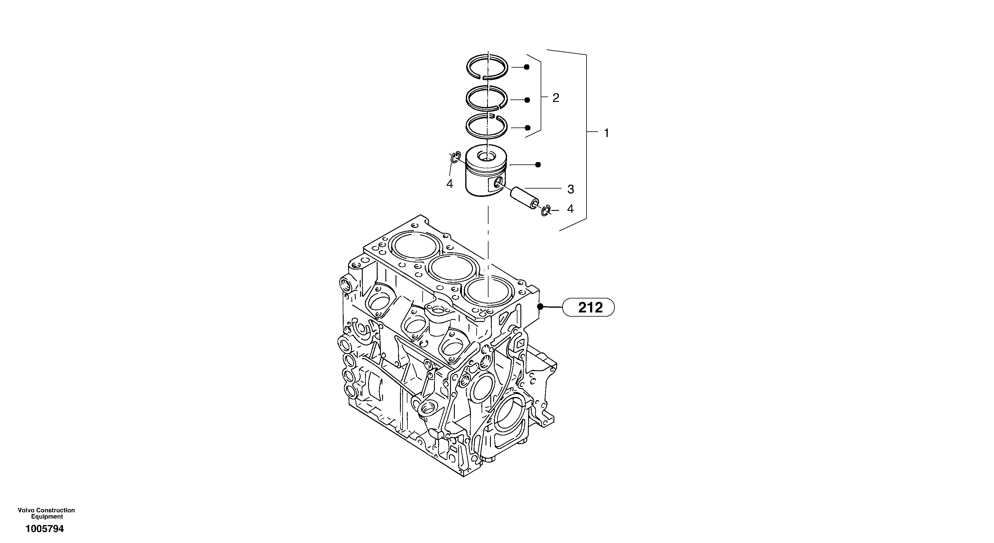 Piston Ring Kit ZM2904115 VOLVO