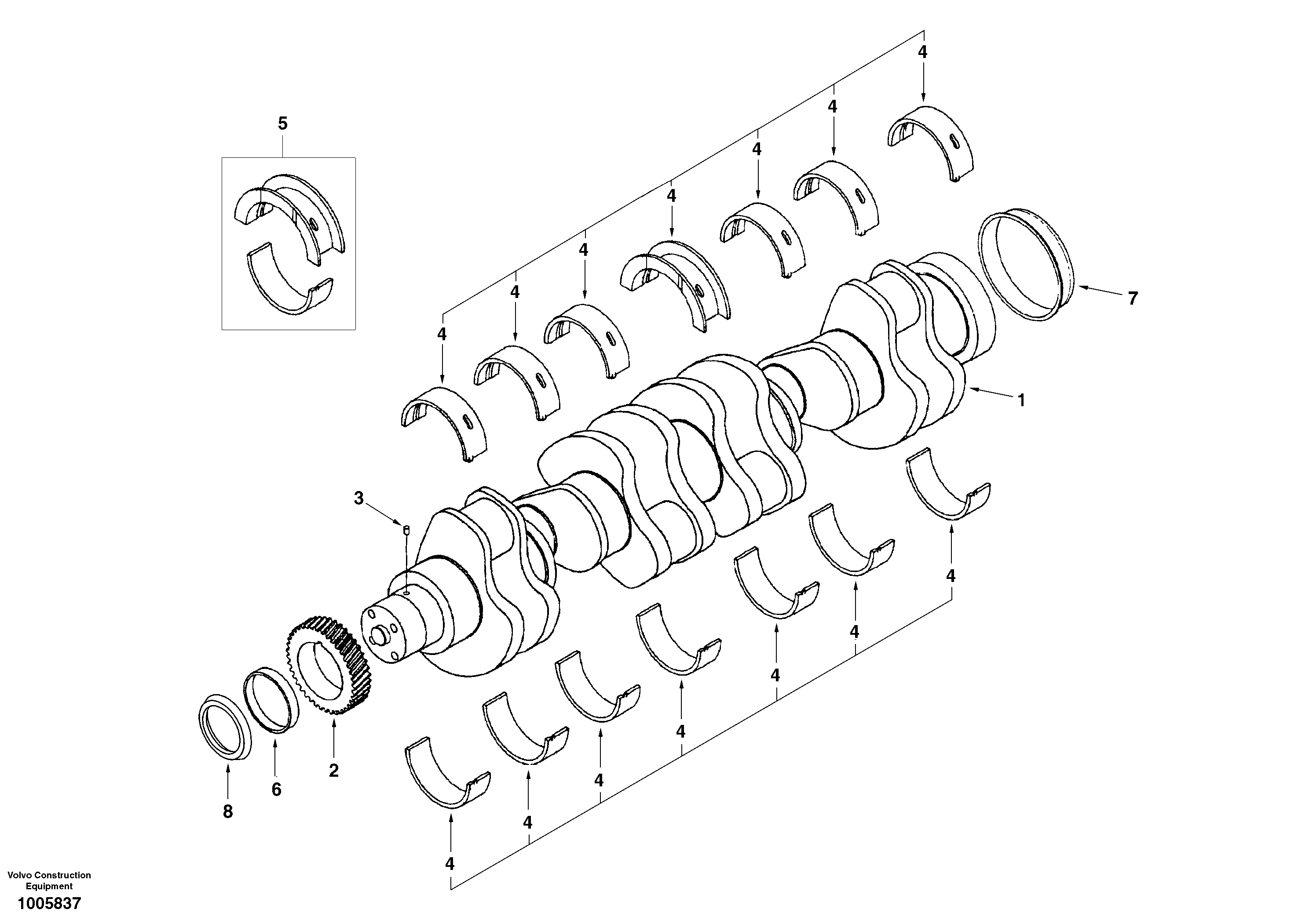 Bearing SA3916844 VOLVO