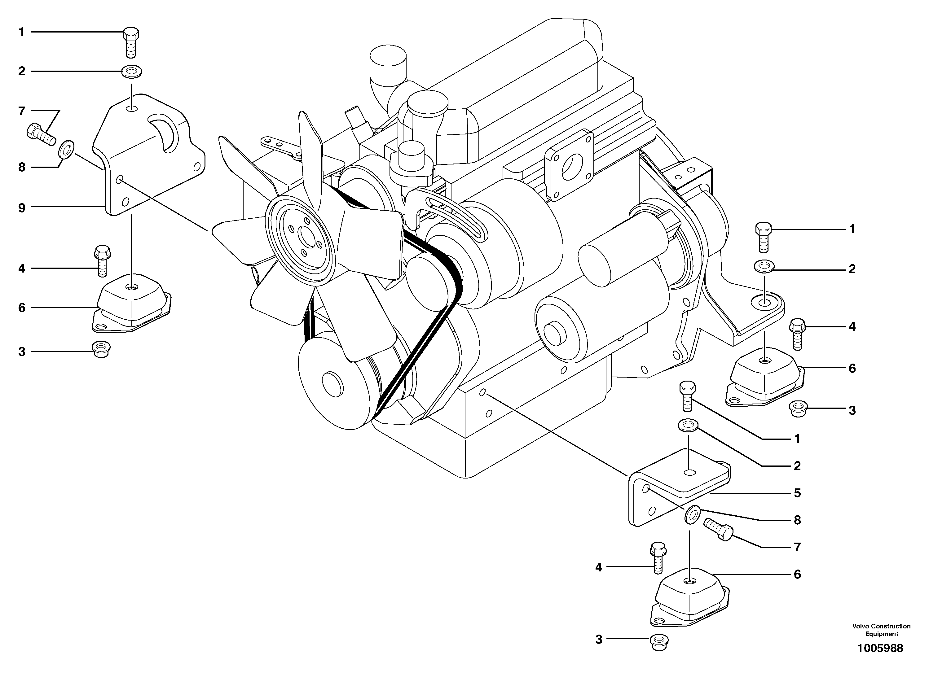 Lock Shaft VOE11800449 VOLVO