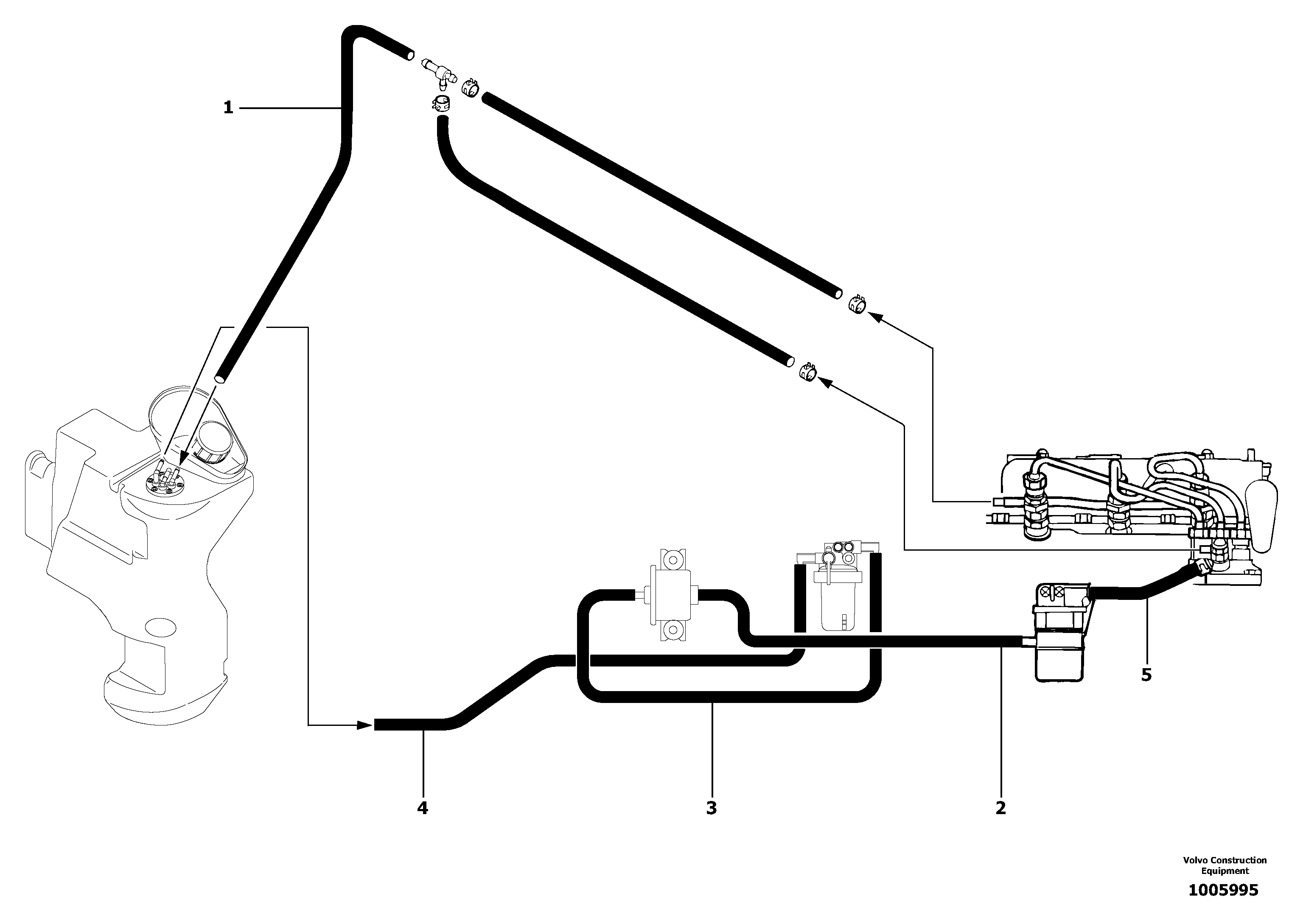 Fuel miser valve VOE11801991 VOLVO