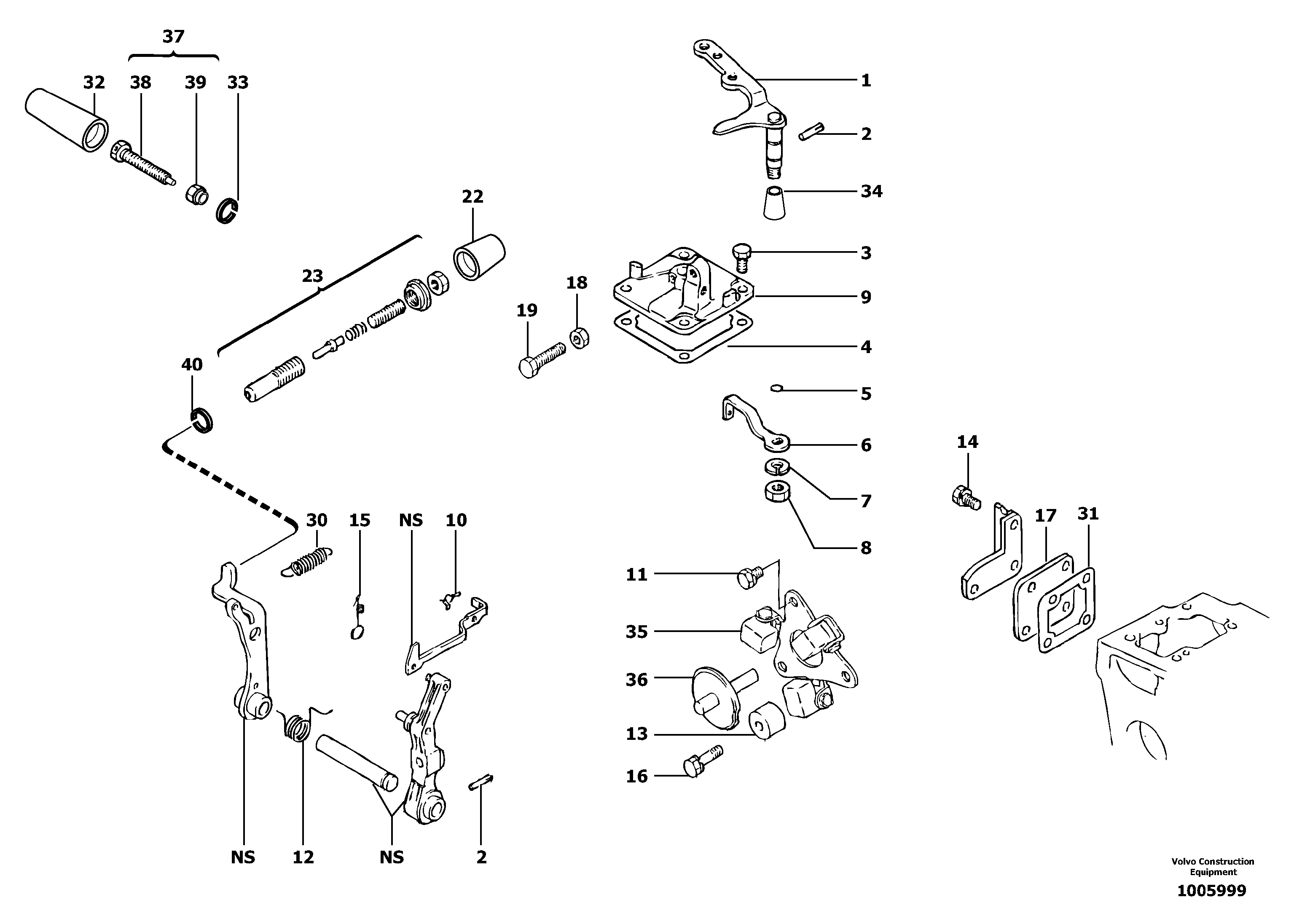 Комплект крепления PJ7418482 VOLVO