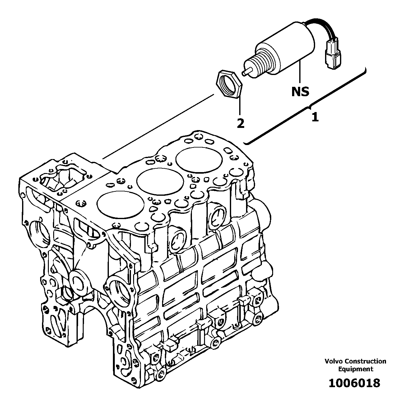 Nut PJ7410289 VOLVO