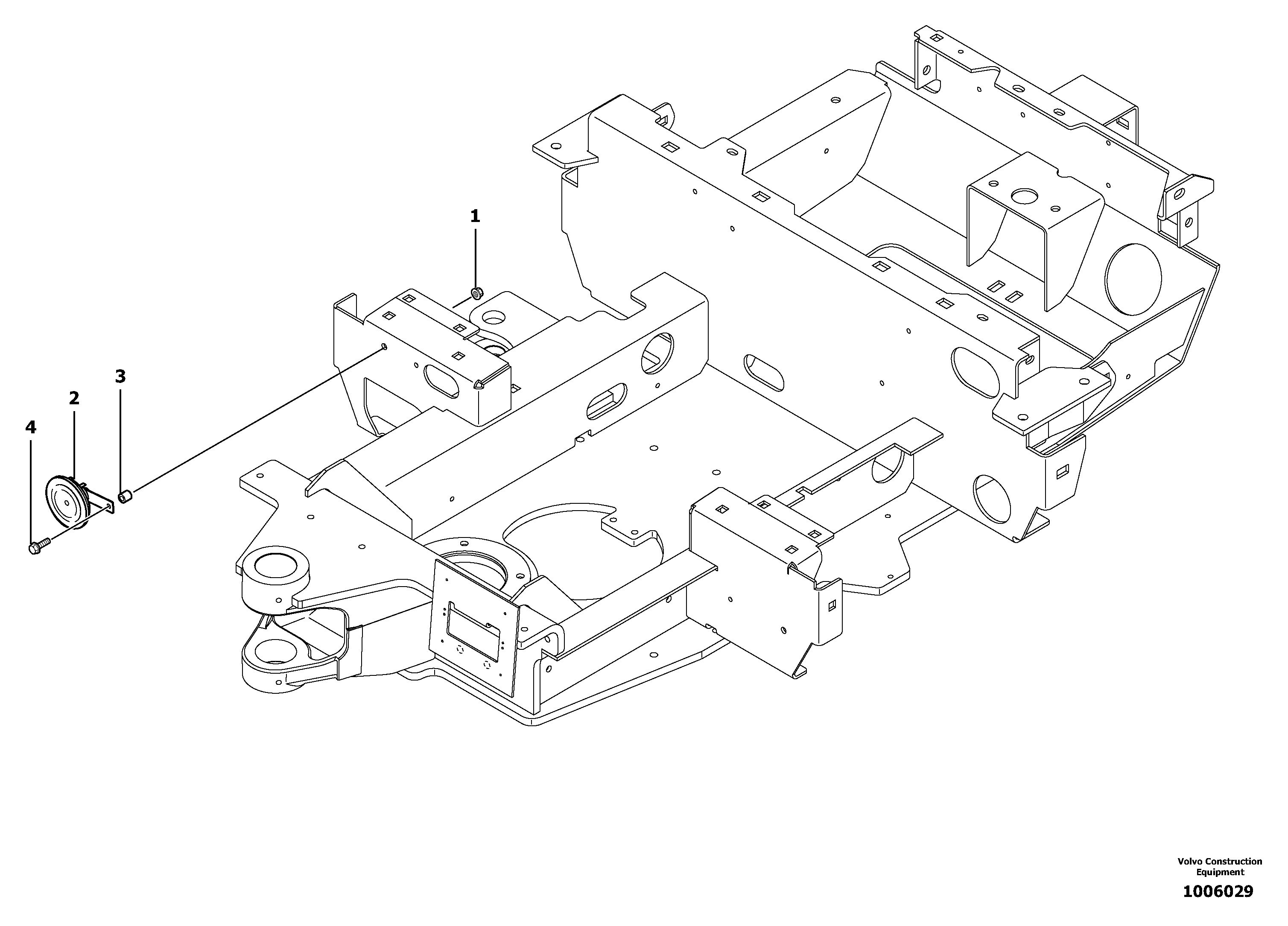 Swing bearing VOE11802744 VOLVO