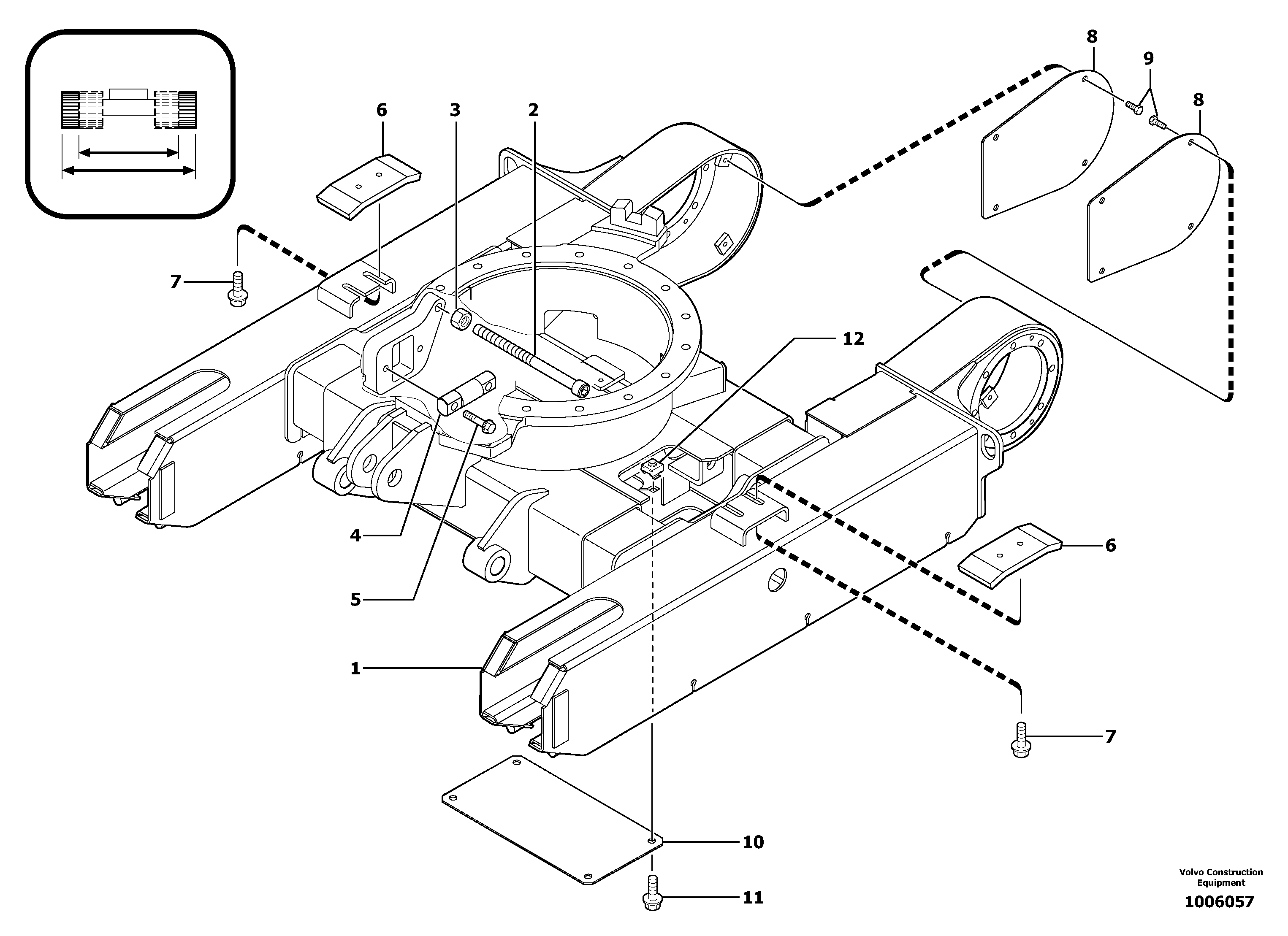 Side Plow Lamp VOE11802485 VOLVO