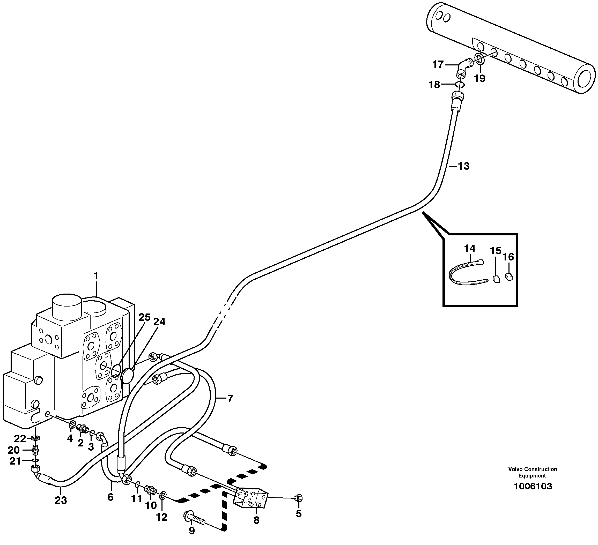 Timing gear casing VOE11148990 VOLVO
