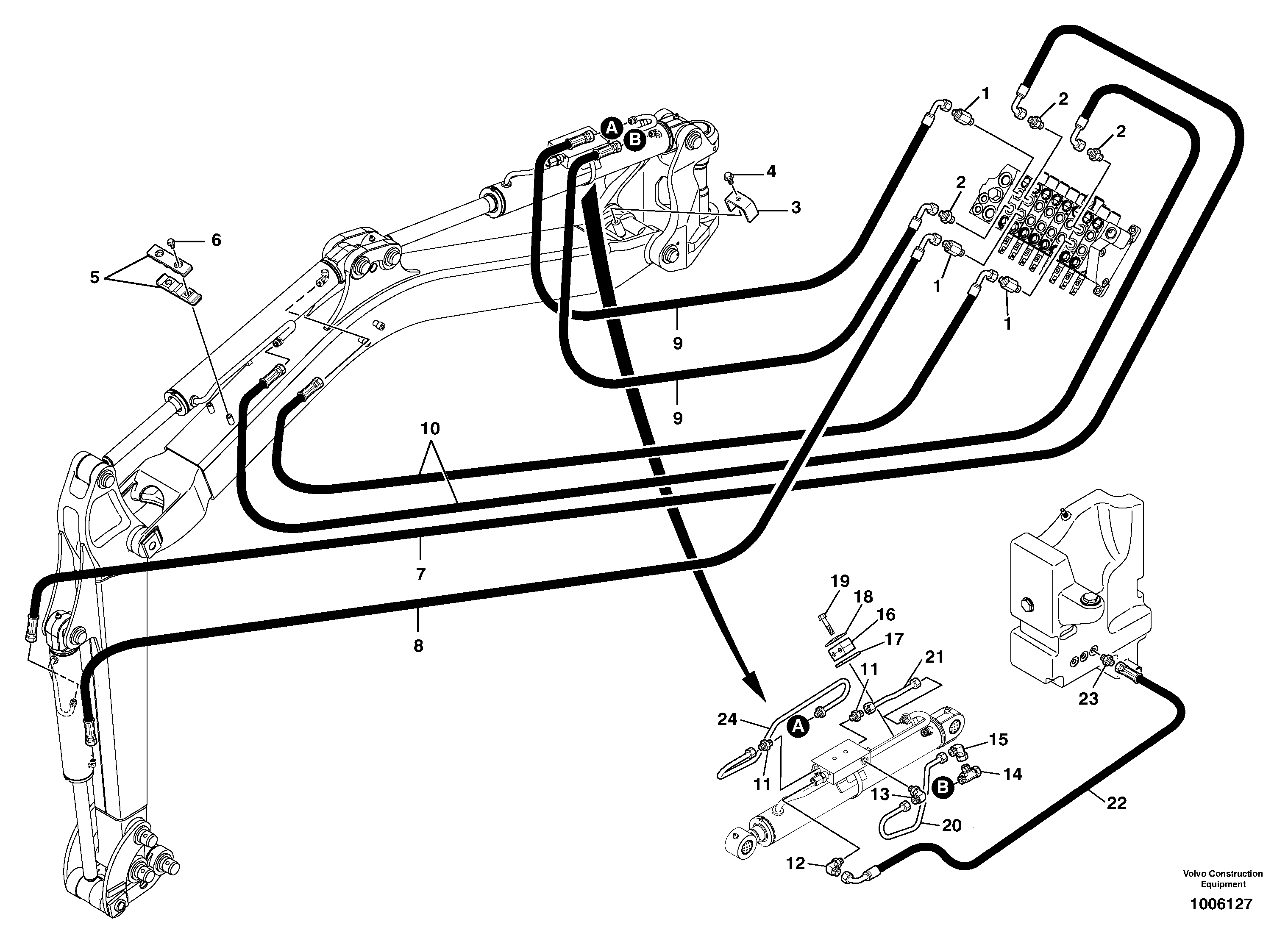 Fuel miser valve VOE11801892 VOLVO