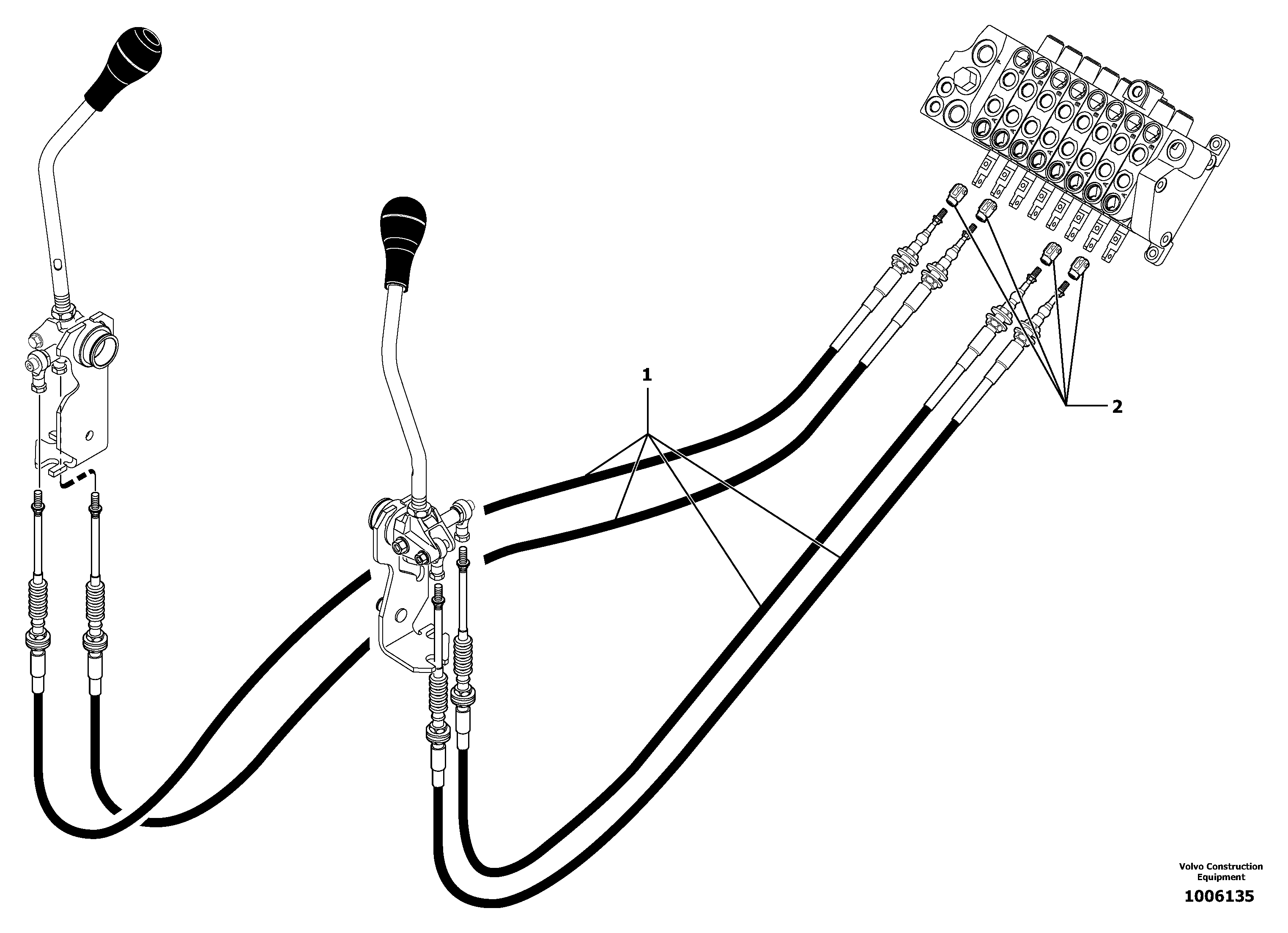 Control Cable VOE15705982 VOLVO