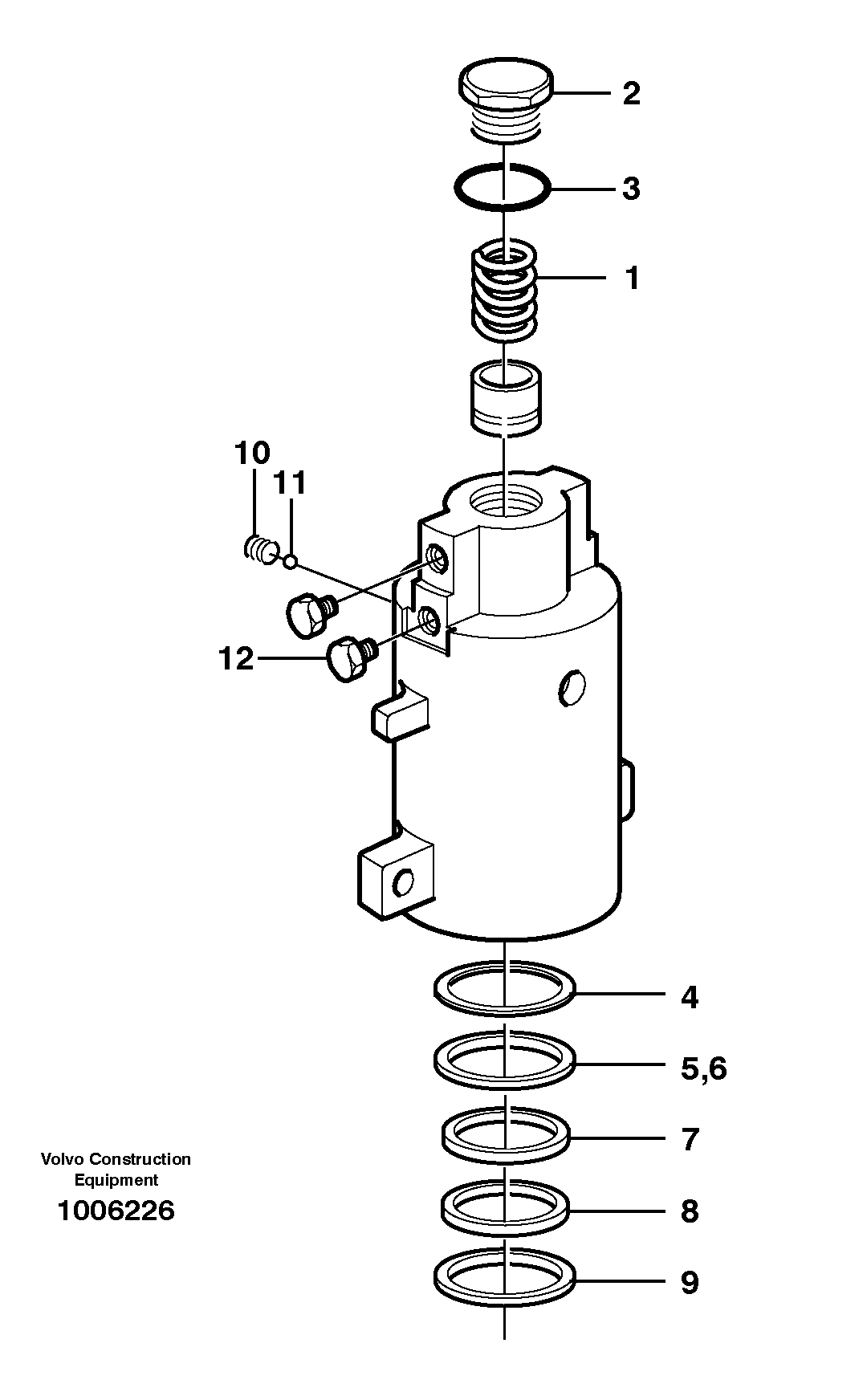 Press. lim.valve SA2046-02870 VOLVO