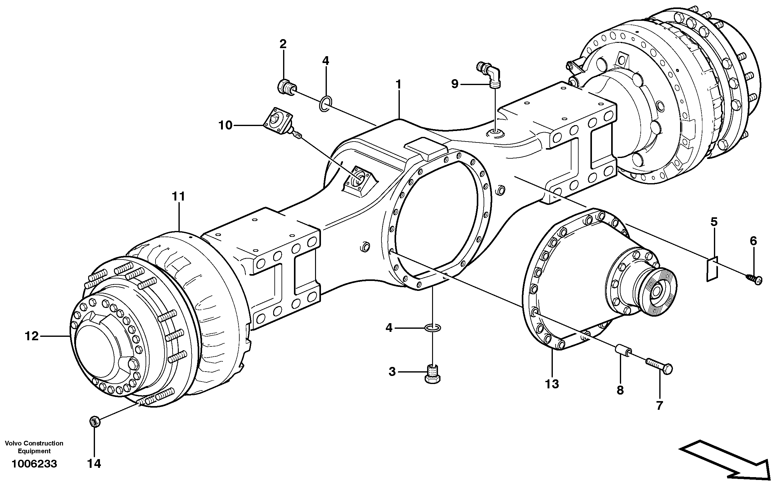 Bearing Housing VOE11102506 VOLVO