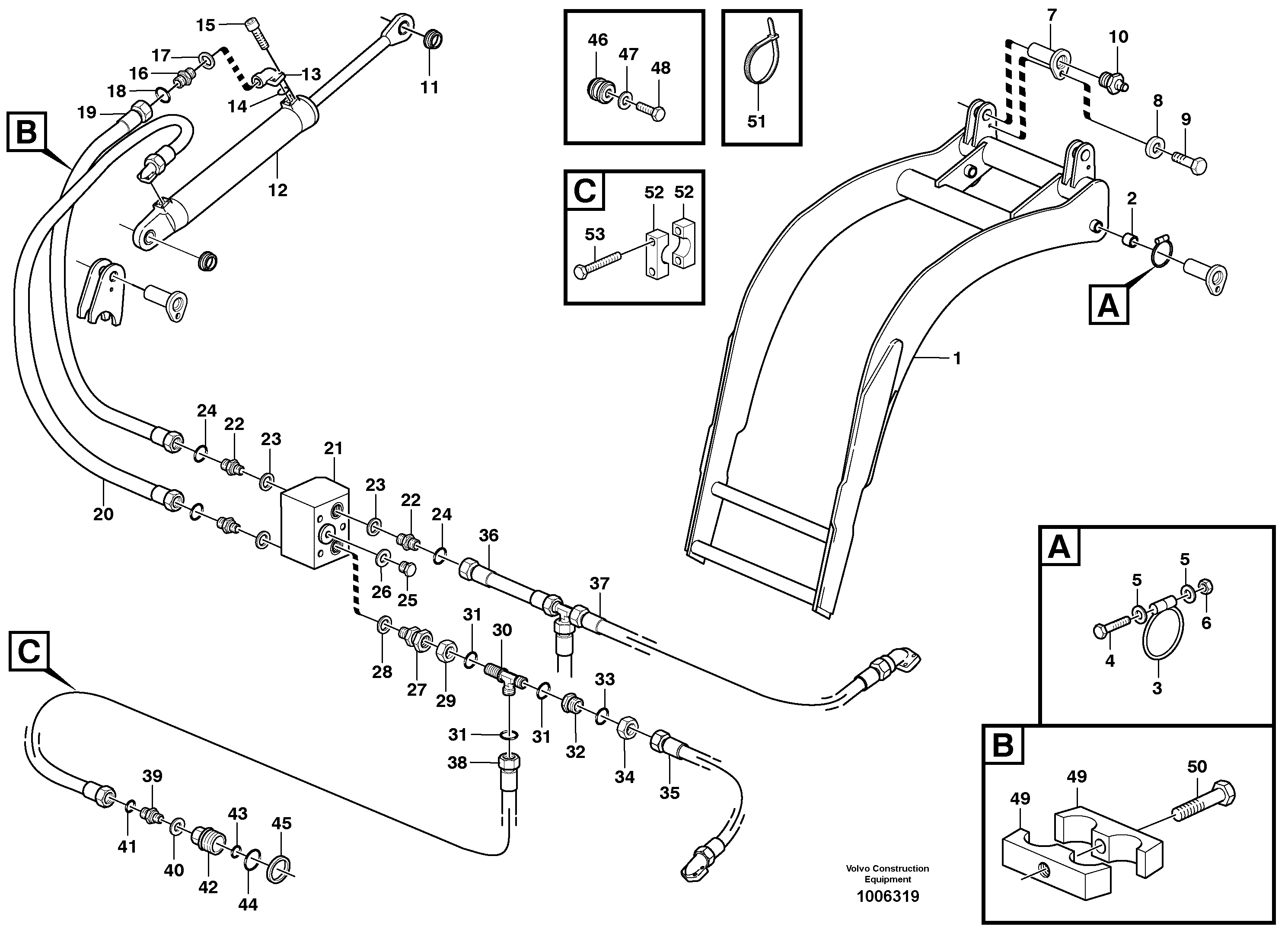 Timing gear casing VOE935951 VOLVO