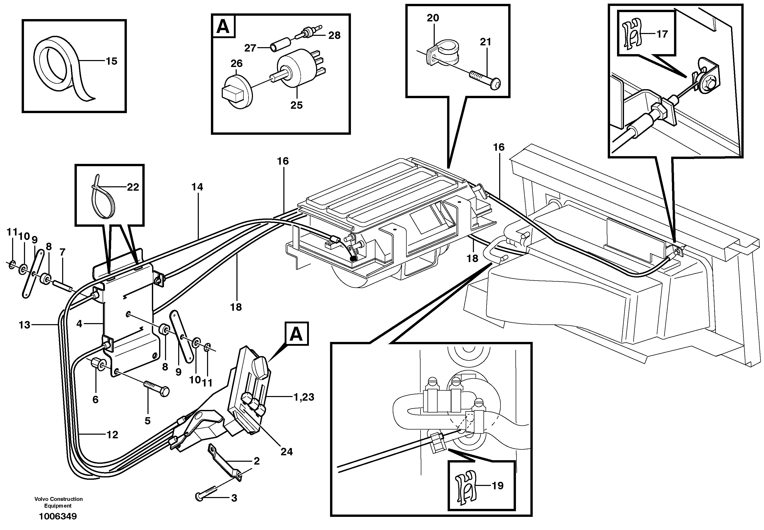 Engine heater VOE975366 VOLVO
