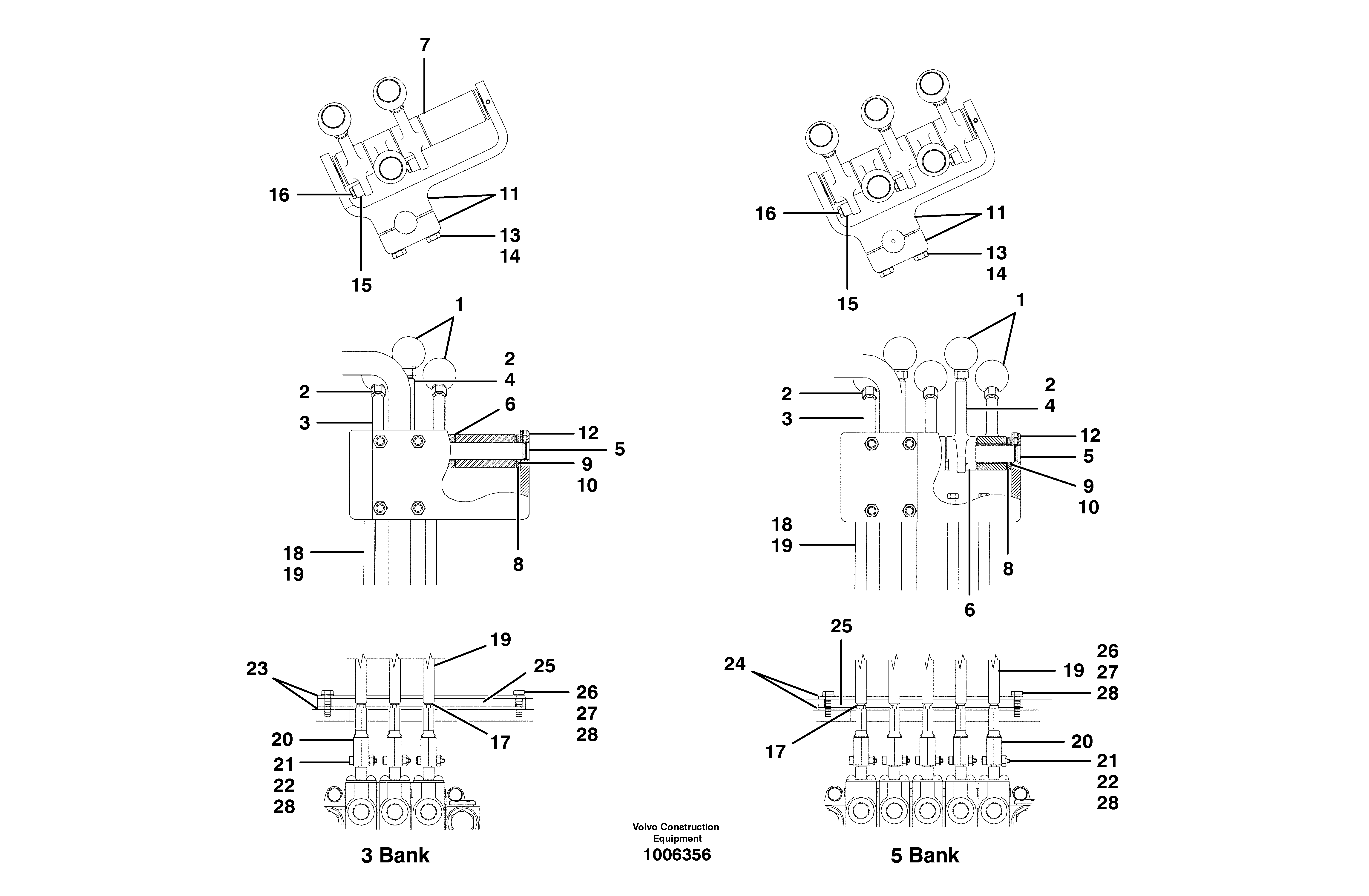 Tilt bearing RM/VOE983380 VOLVO