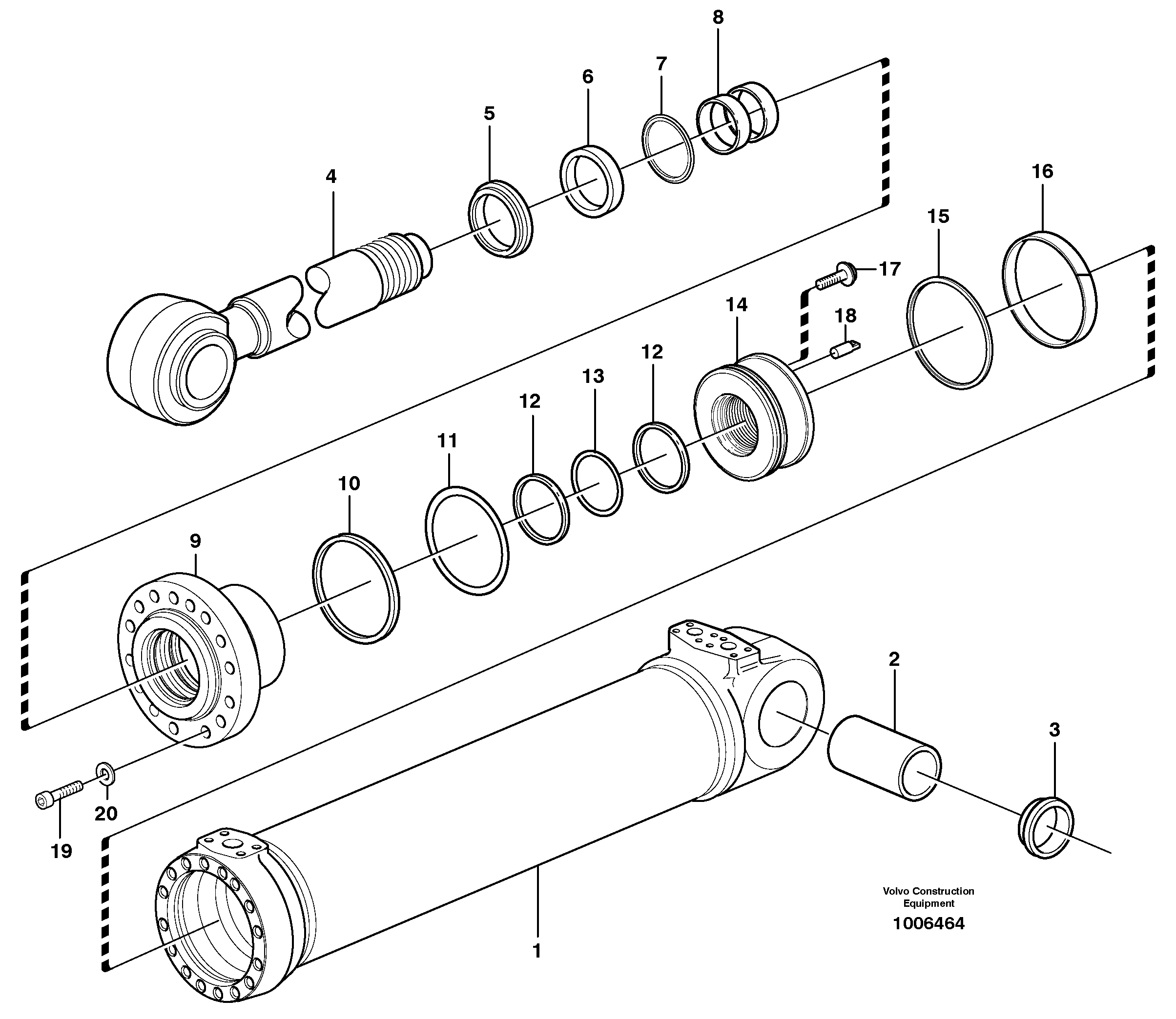 Safety Brace VOE11005104 VOLVO