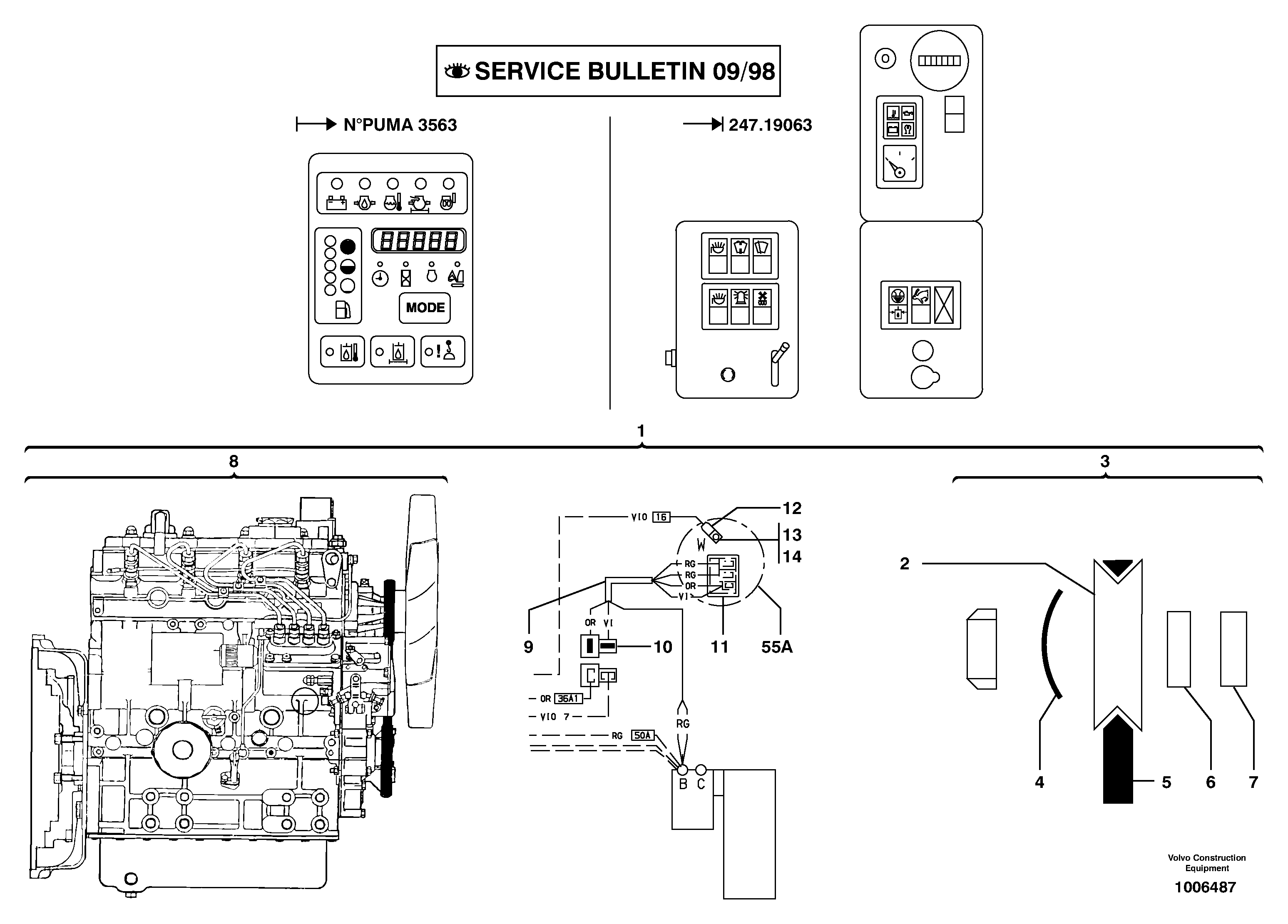 Pulley PJ4850006 VOLVO