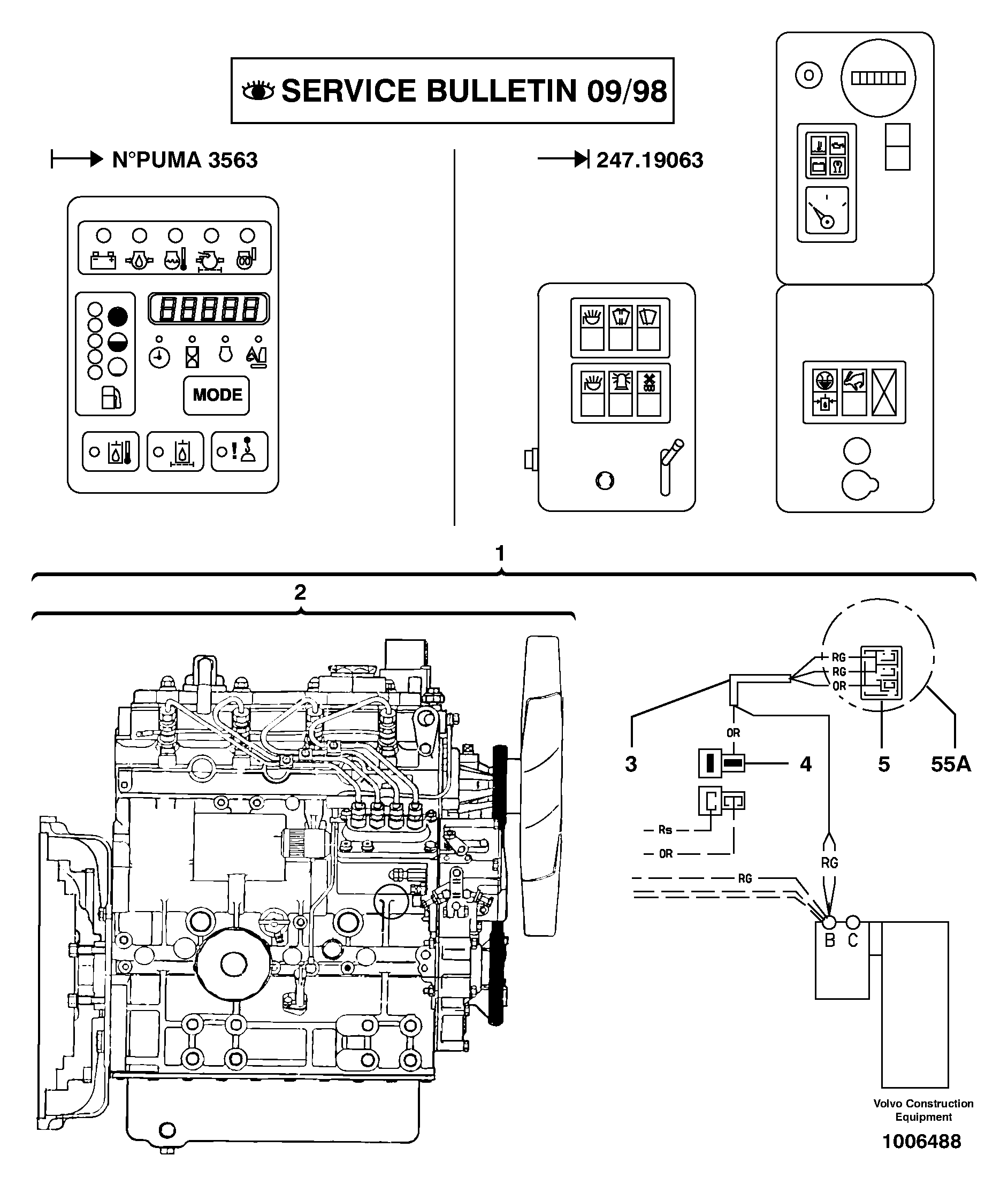 Wire harness PJ5720617 VOLVO