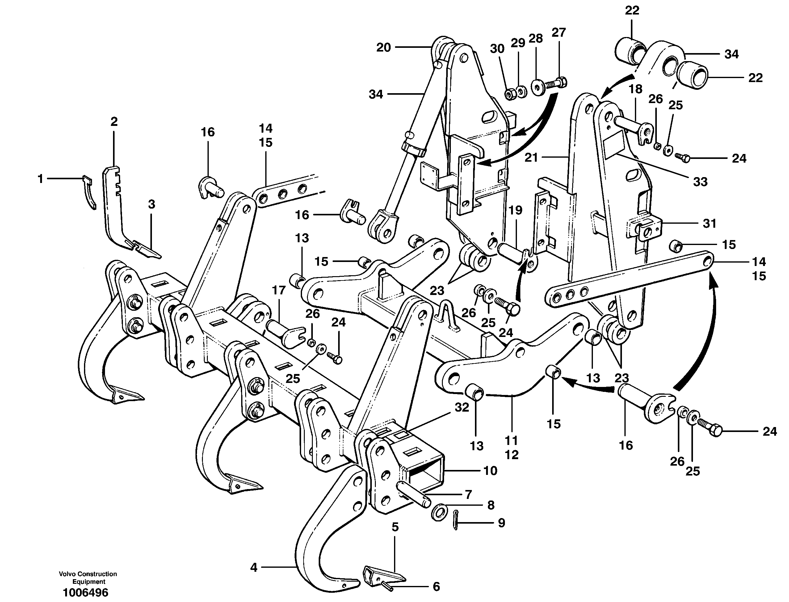 Crawler track VOE907893 VOLVO