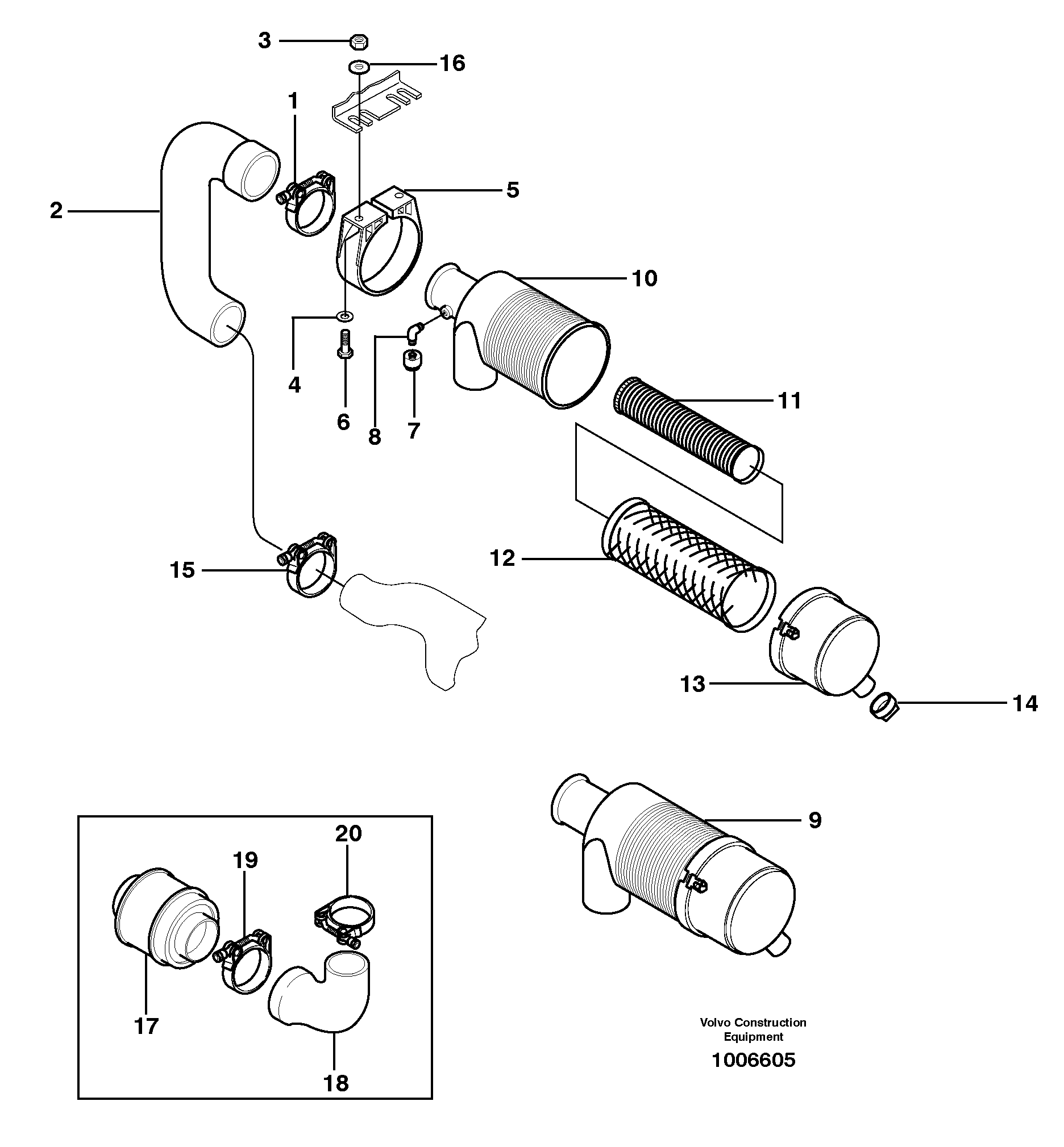 Connector Kit VOE14523623 VOLVO
