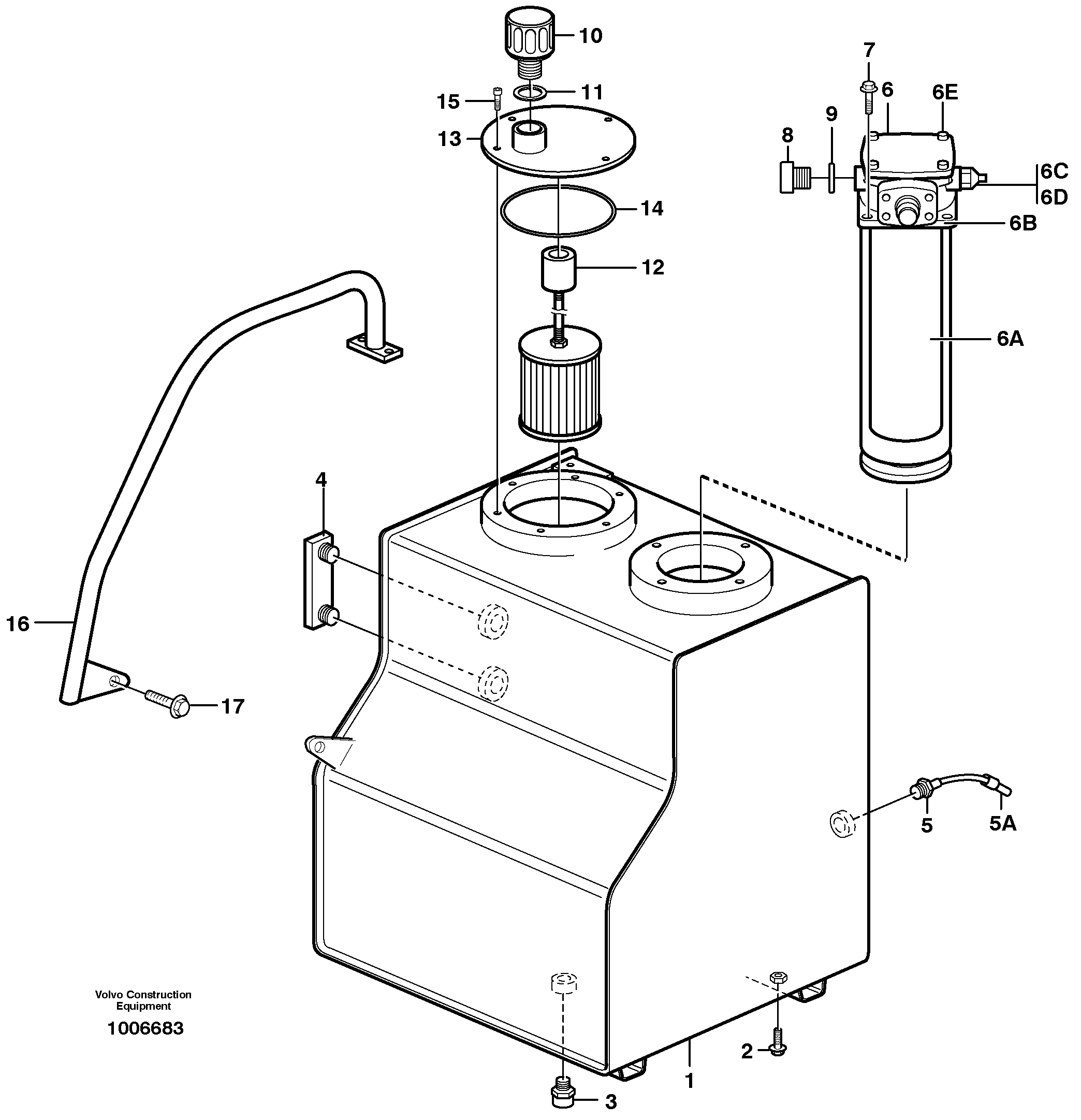 Housing Washer RM/VOE14370761 VOLVO