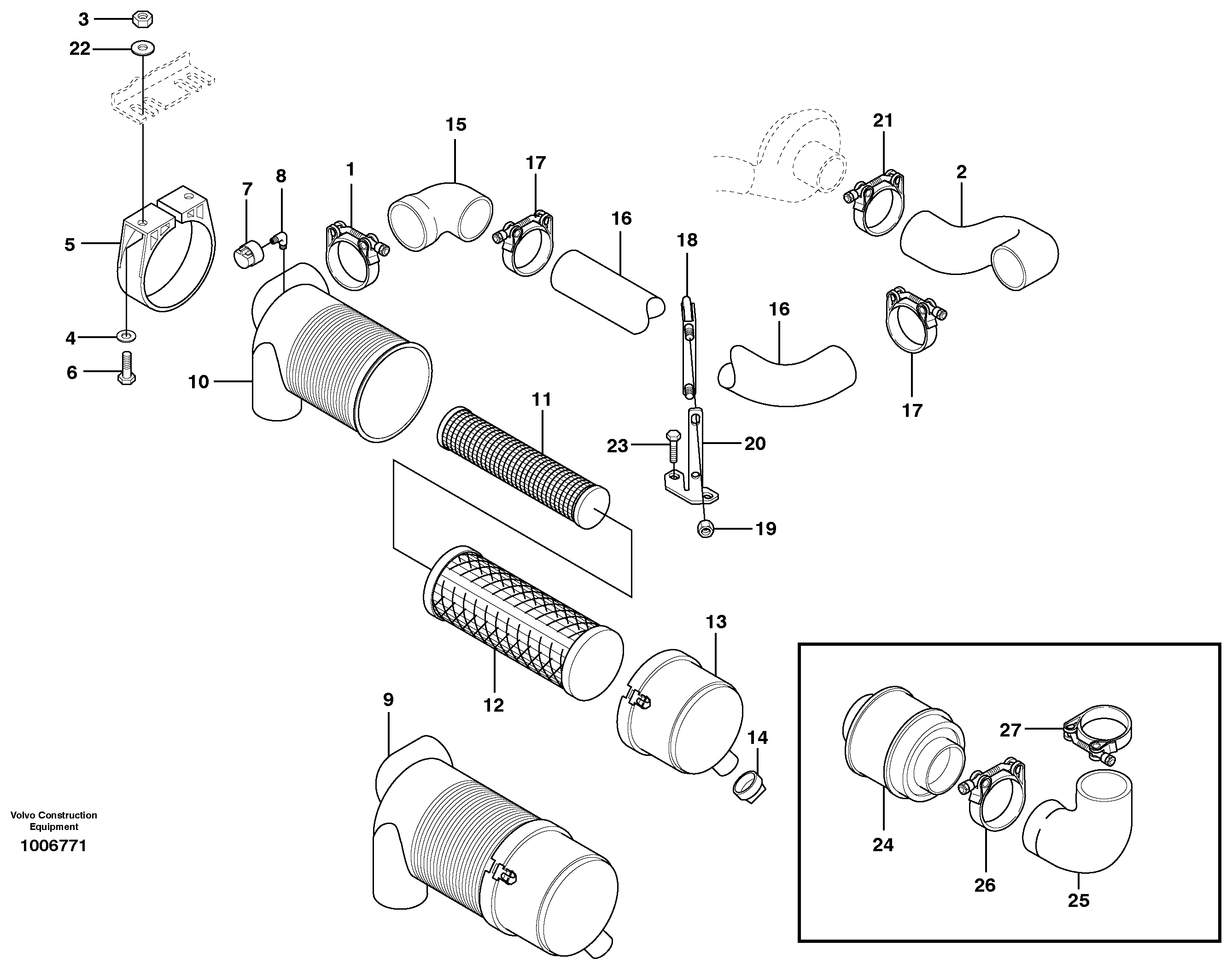 Tooth Belt VOE11841297 VOLVO
