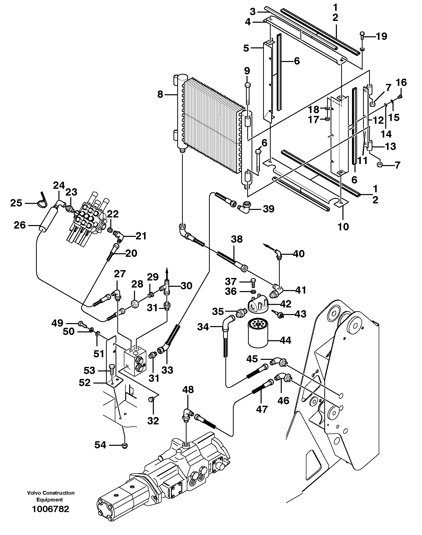 Mounting rail VOE942268 VOLVO