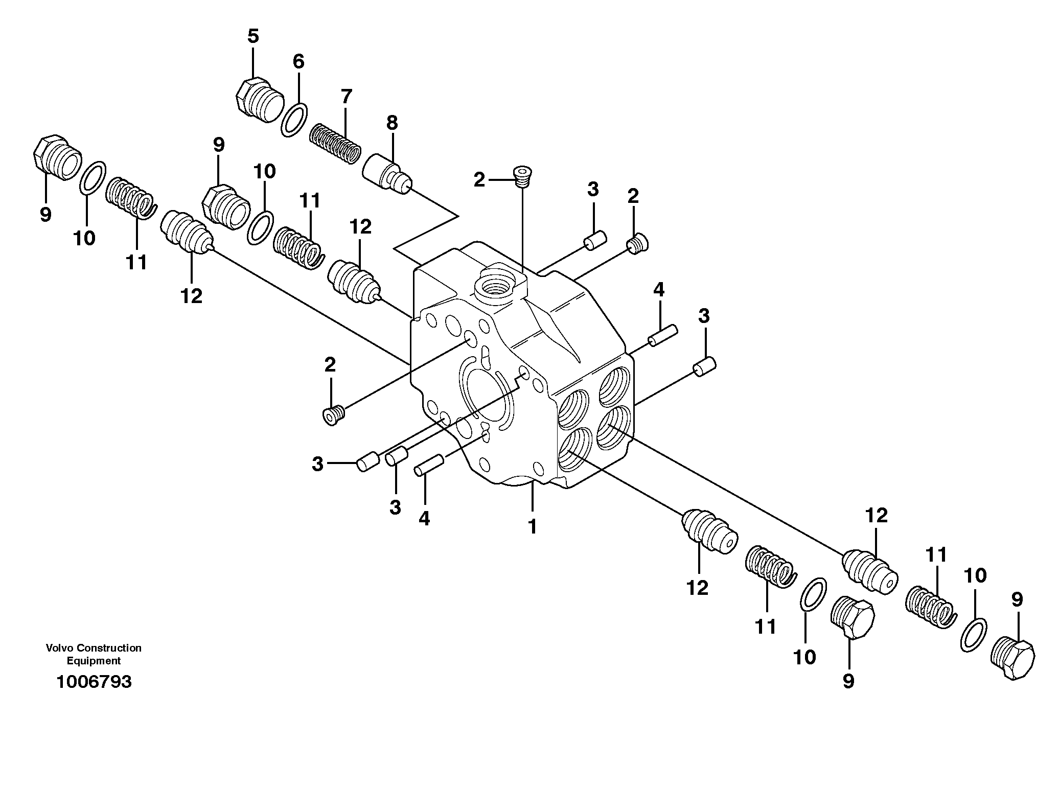 Bearing Spindle VOE11710539 VOLVO