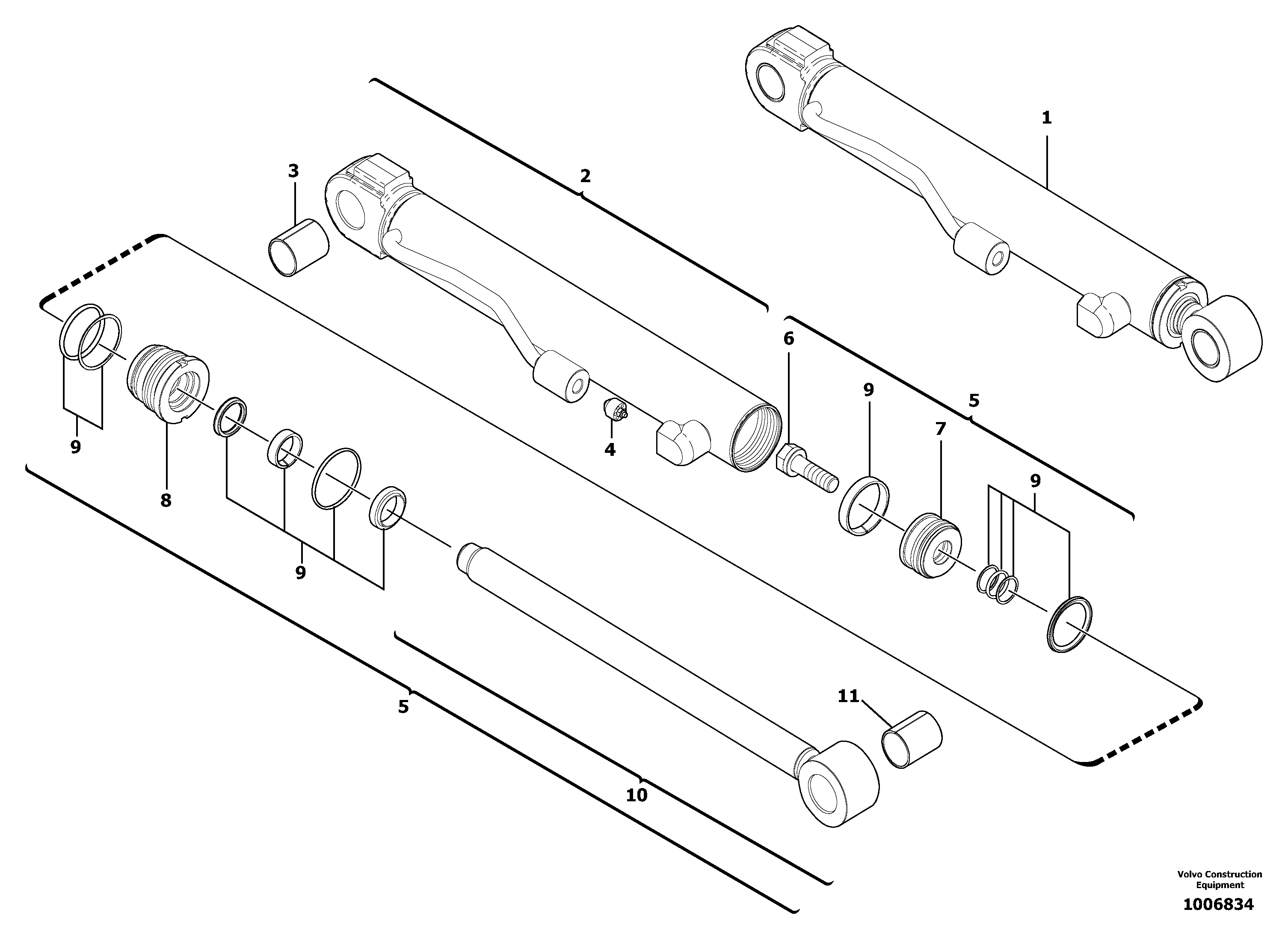 Rubber Clamp VOE11711468 VOLVO