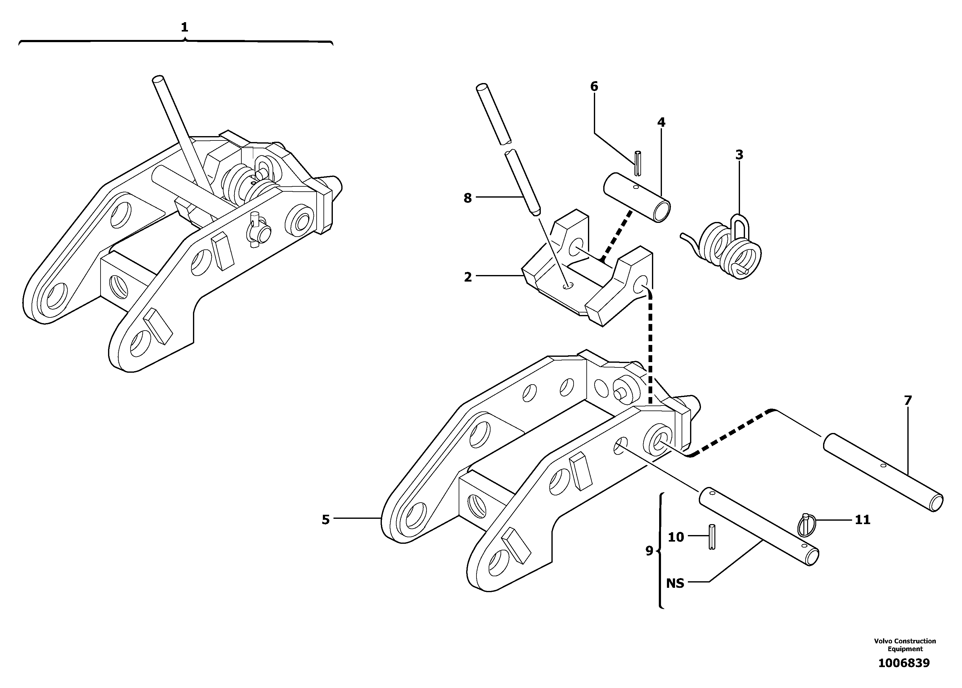 Seat frame PJ3811956 VOLVO