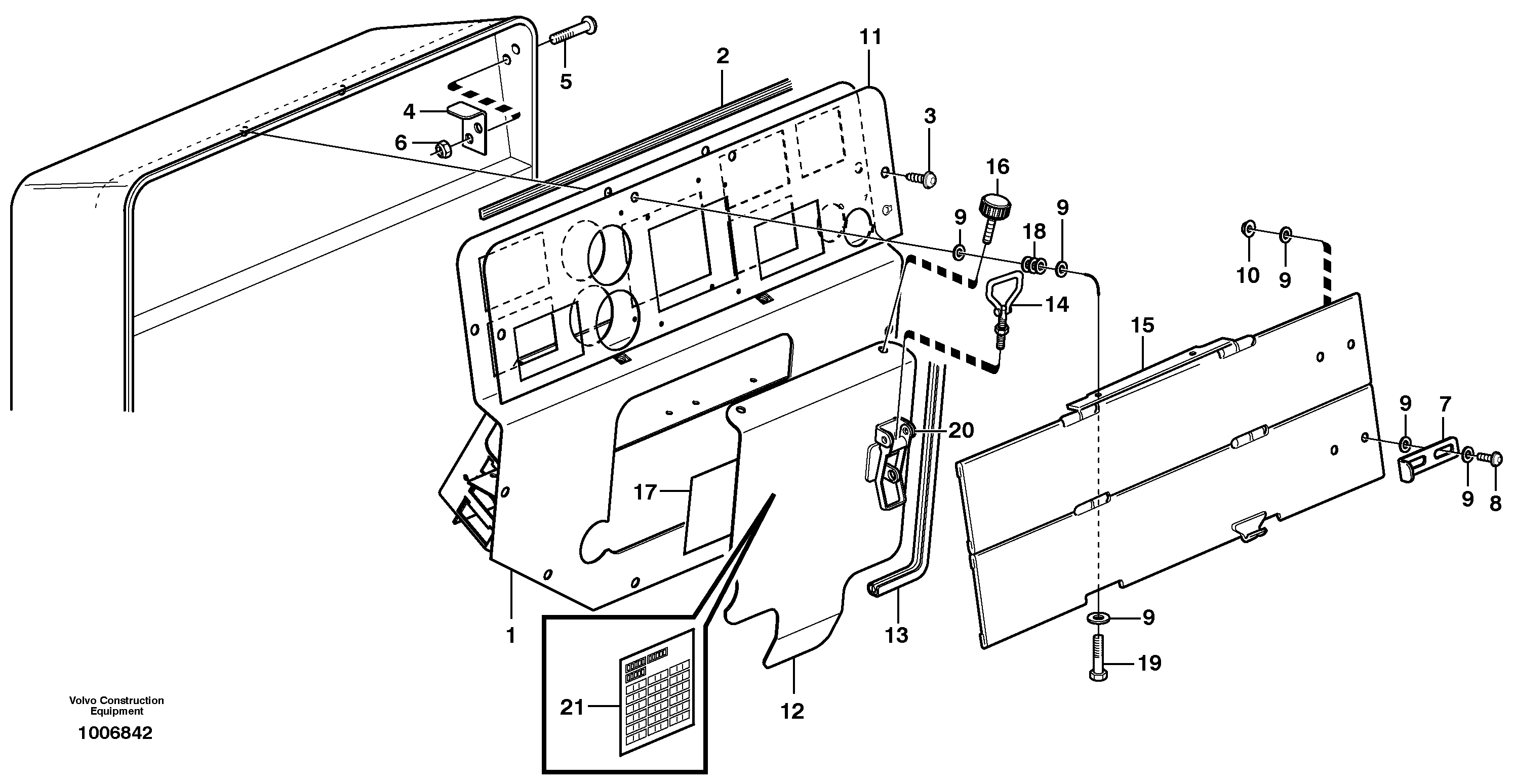 For upper engine part VOE11007481 VOLVO