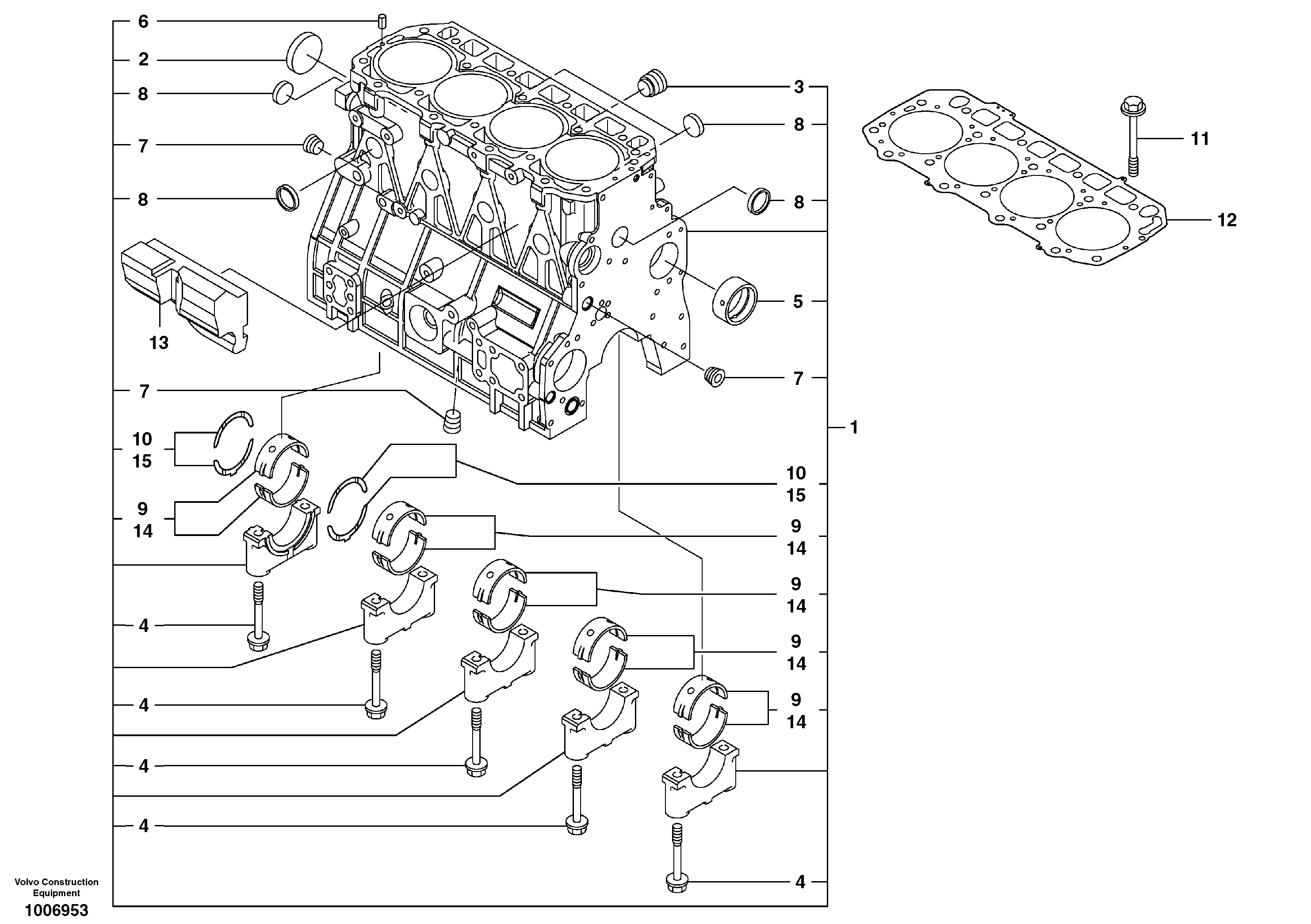 Boom primary VOE15057718 VOLVO