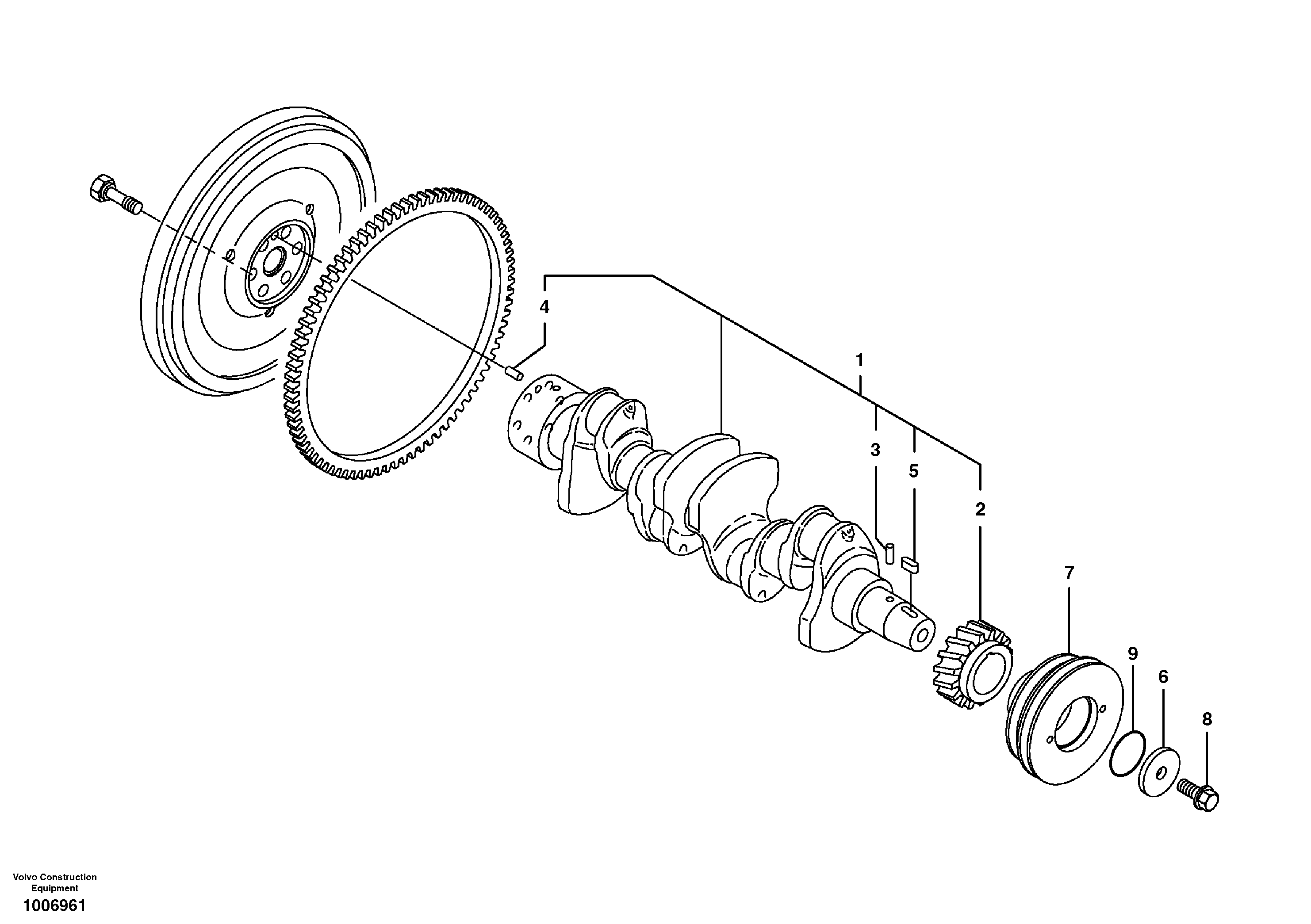 Gasket VOE17458977 VOLVO