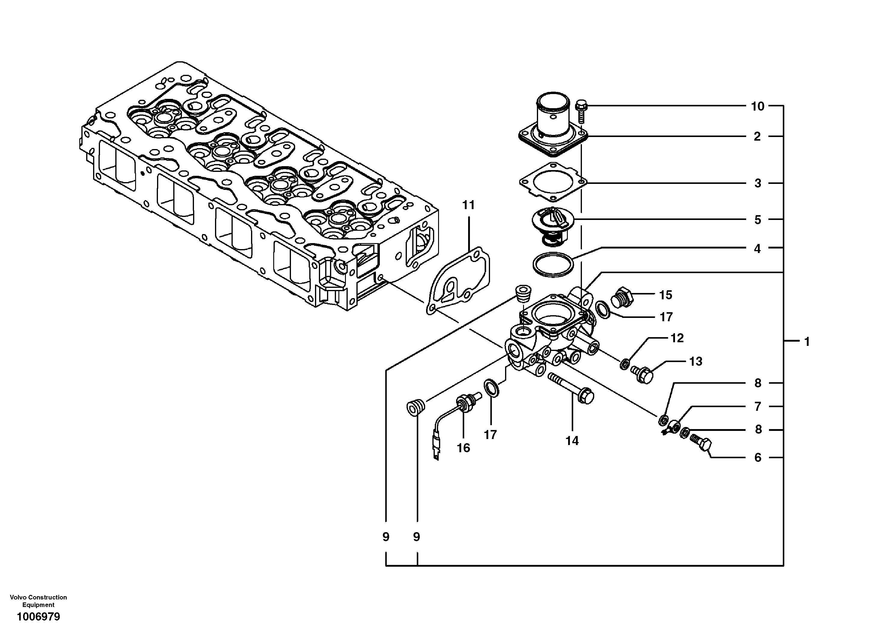 Маслоотражающее кольцо VOE14520587 VOLVO