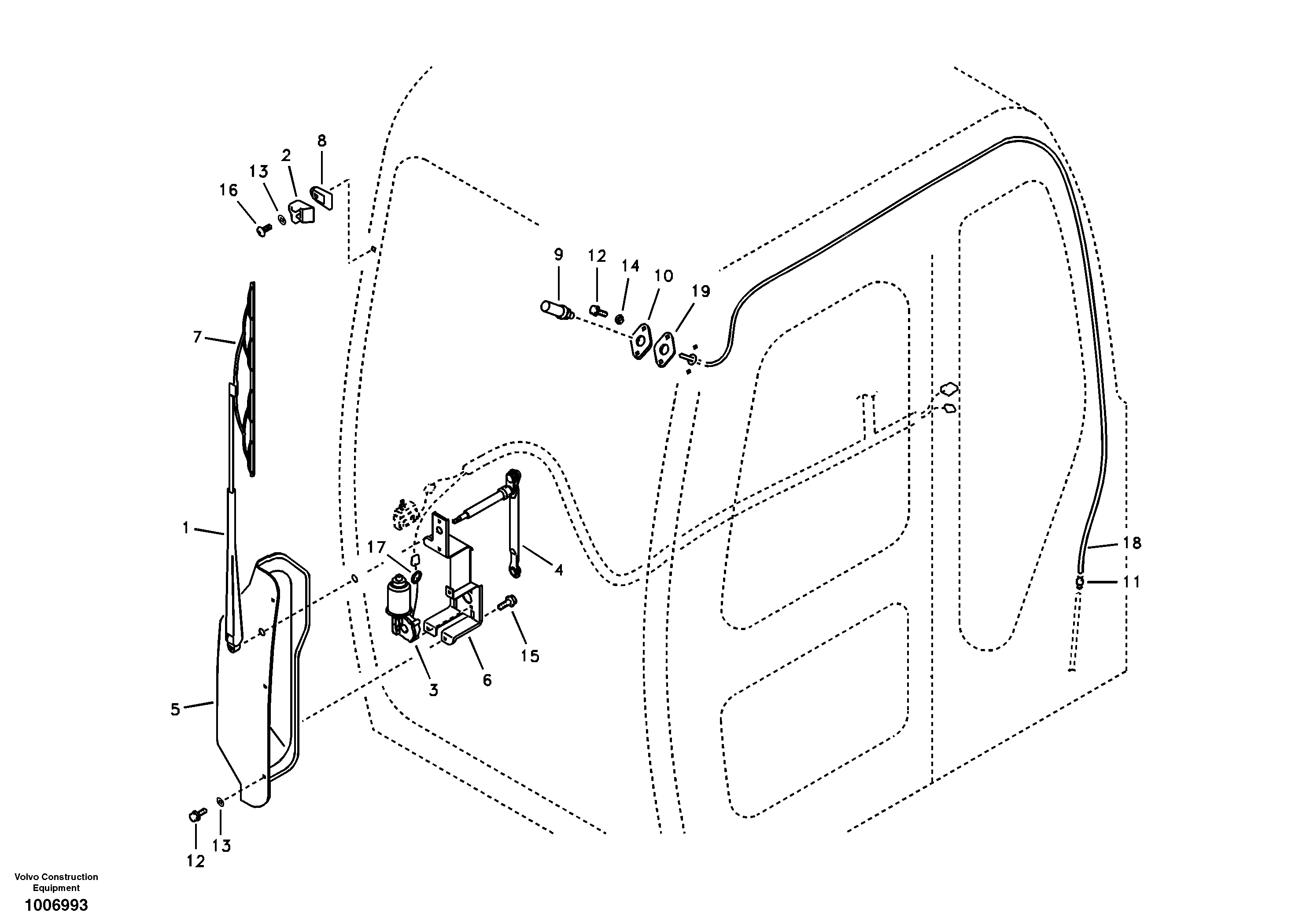 Seat frame RM/VOE14529168 VOLVO