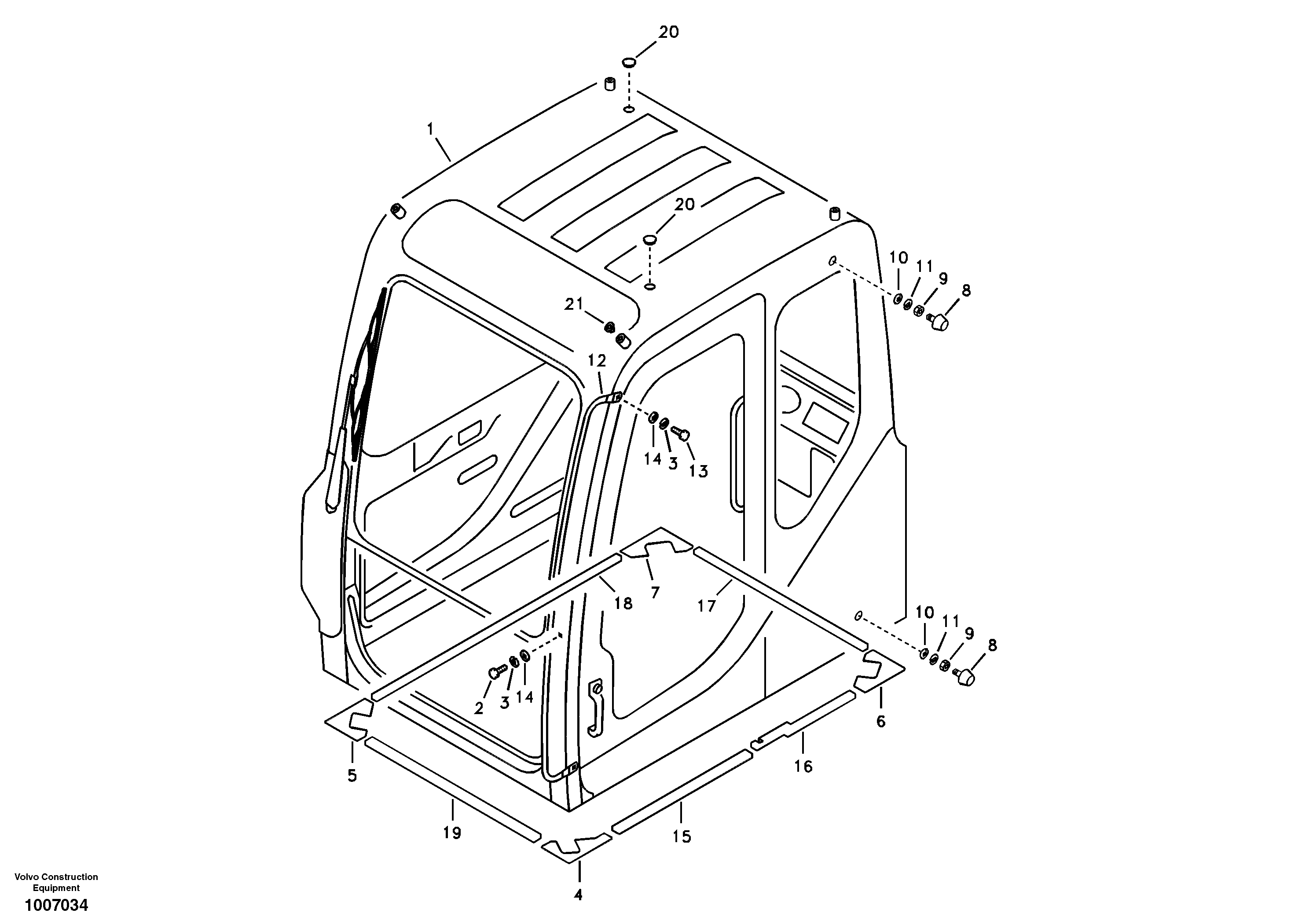 Map Read Lamp VOE14519983 VOLVO