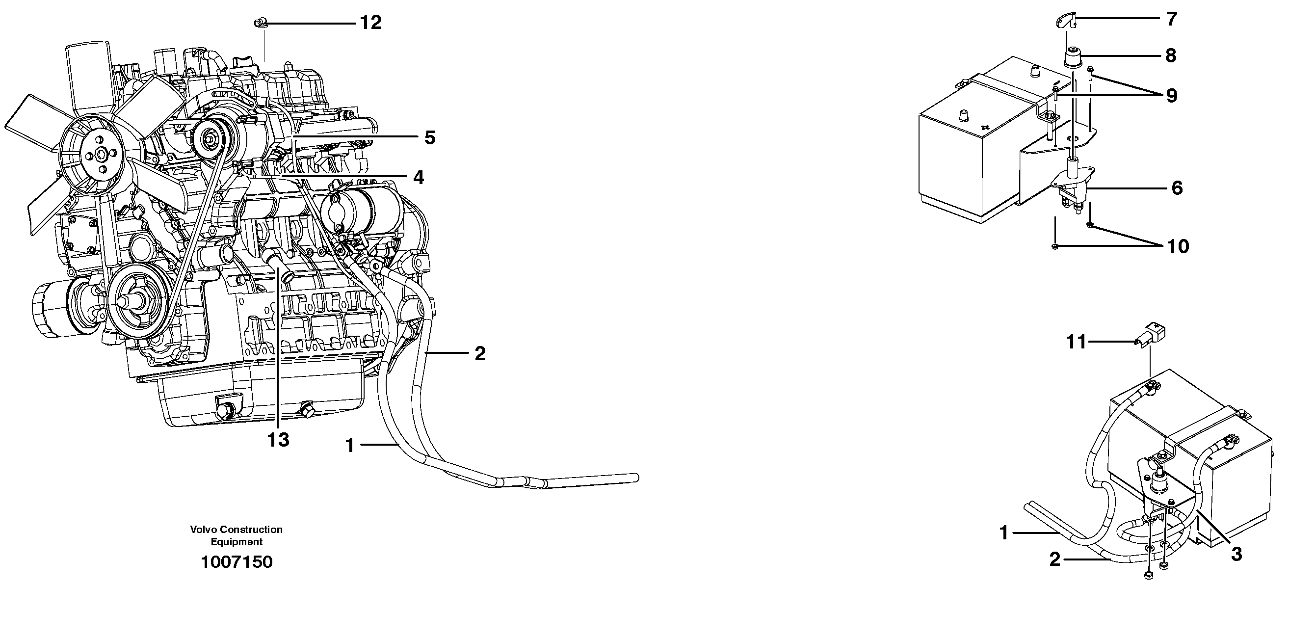 Radio Support VOE11850286 VOLVO