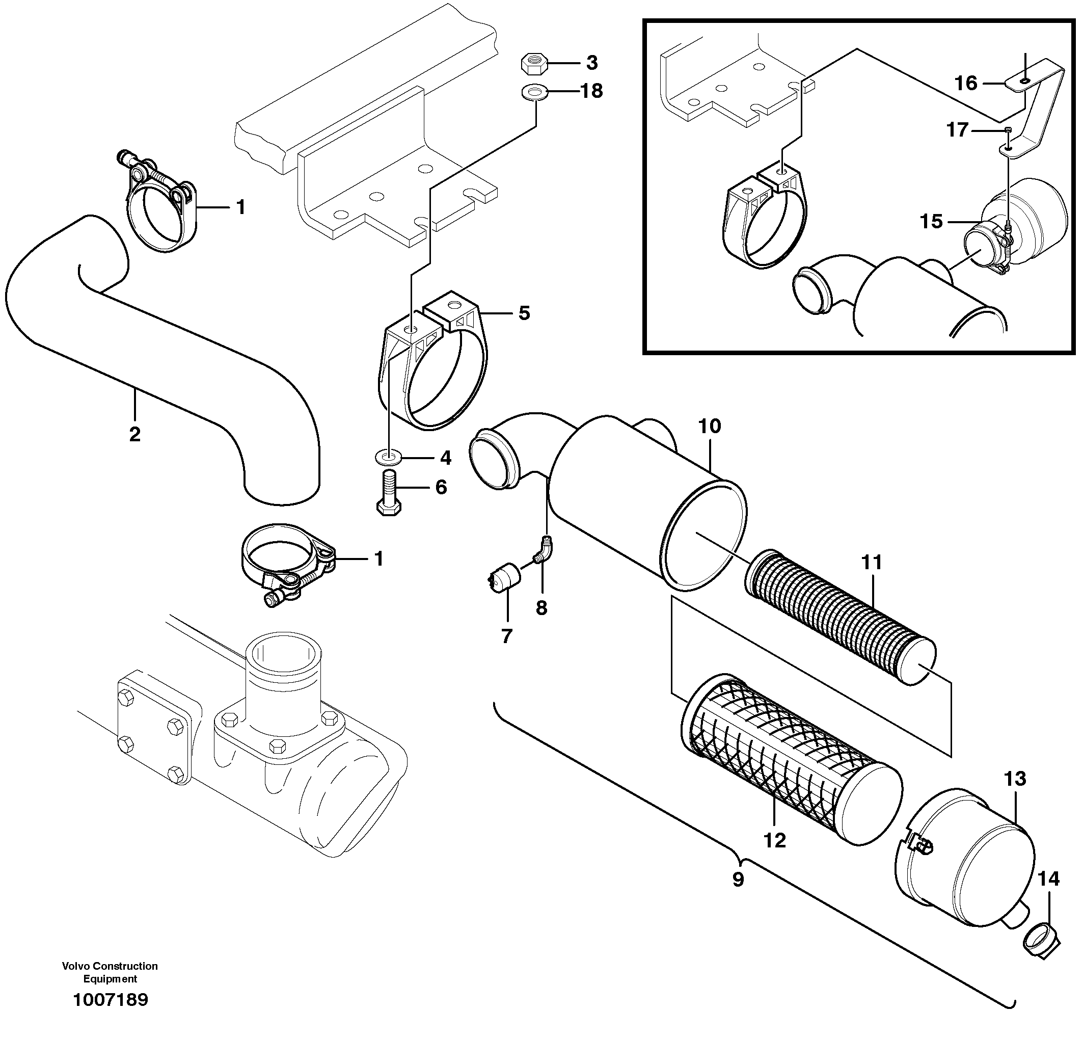 Hydraulic Lock VOE16823048 VOLVO