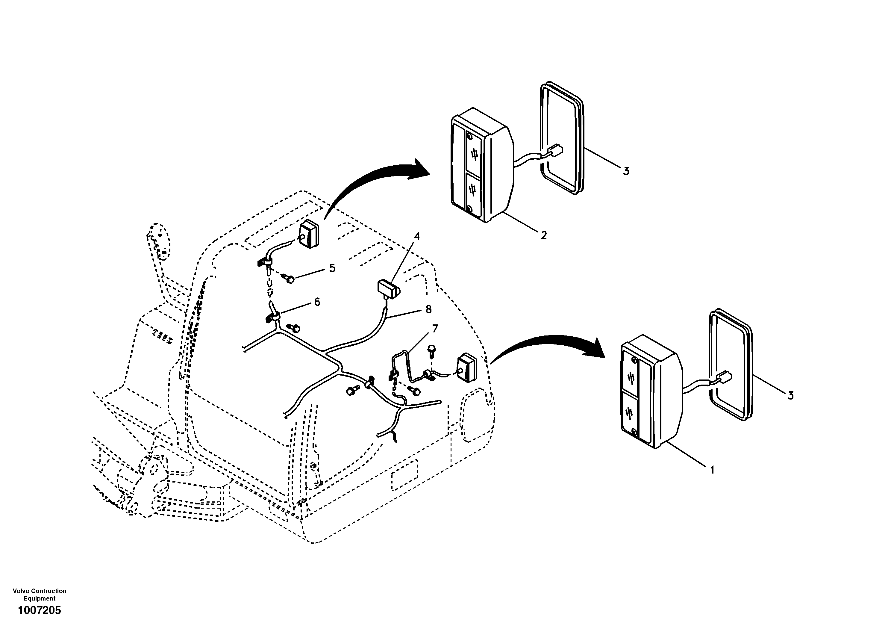 Wire harness VOE14520288 VOLVO