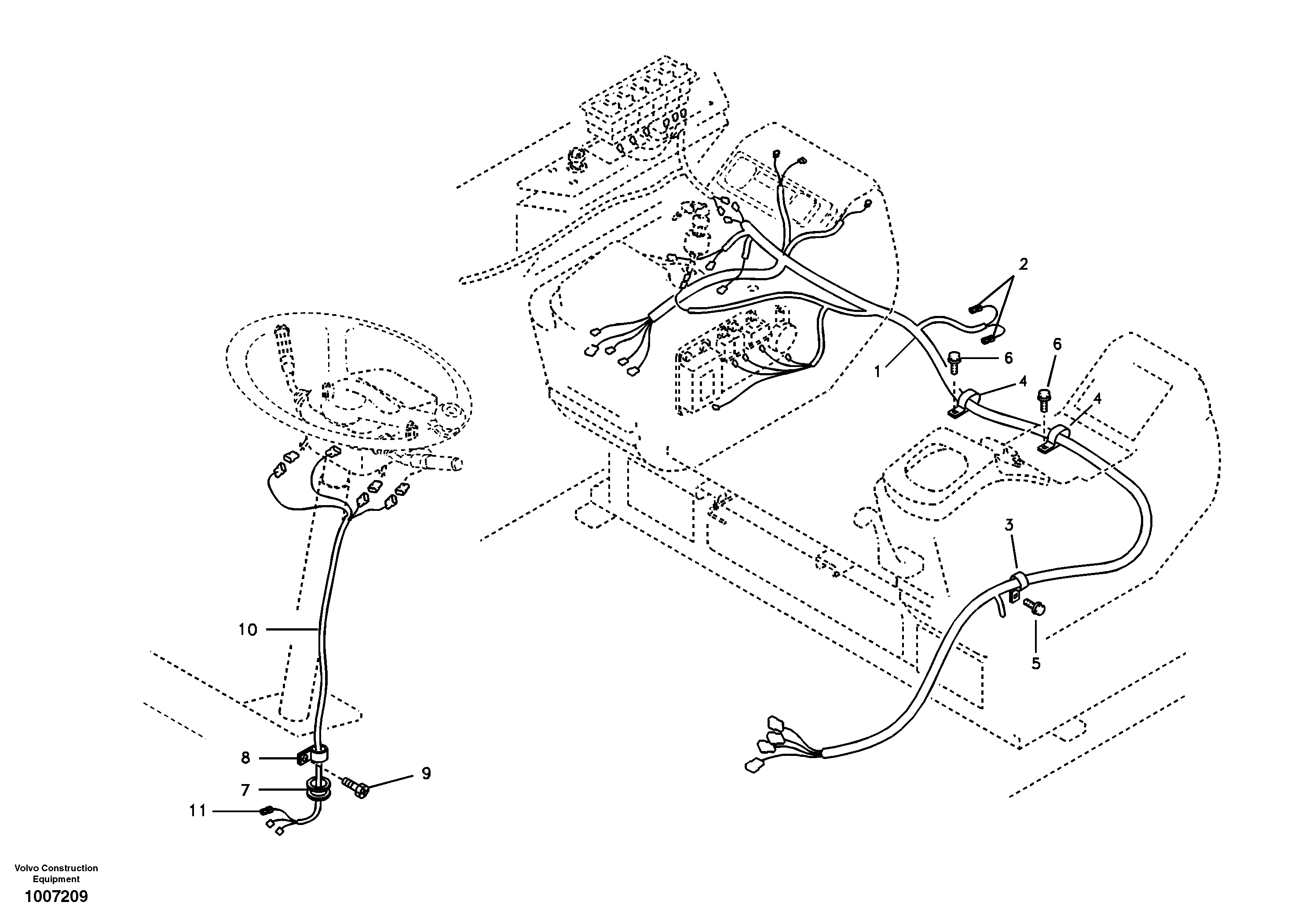 Wire harness VOE14521857 VOLVO