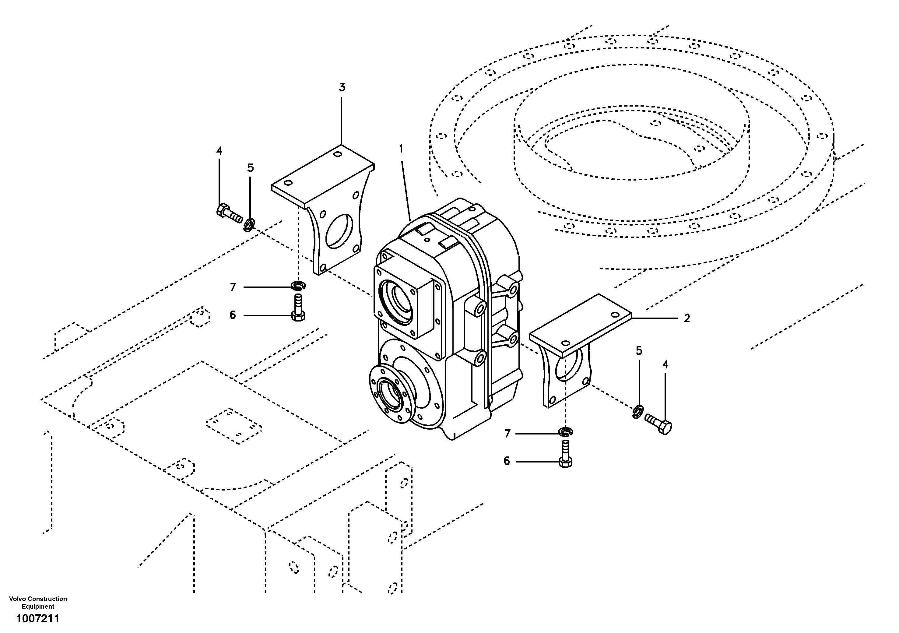 Bracket VOE14501458 VOLVO