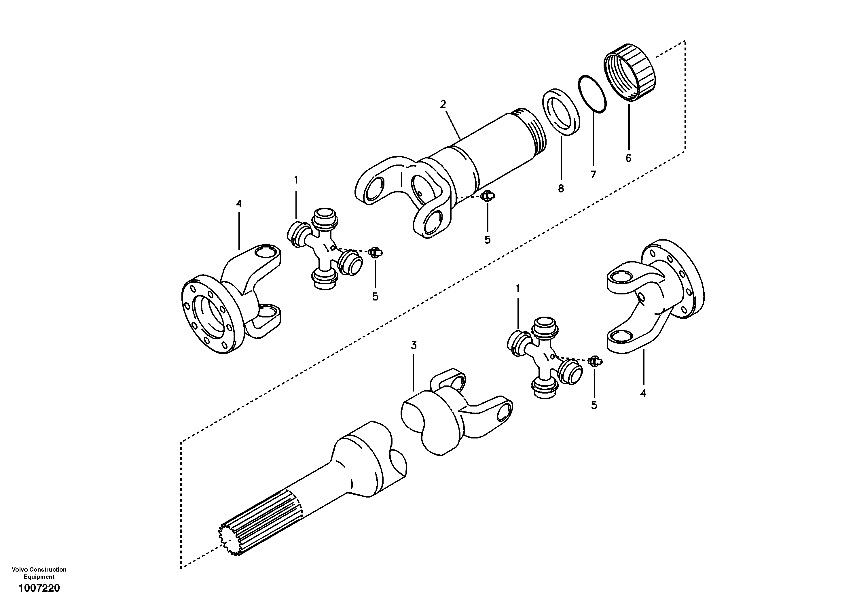 Bearing Half VOE14521705 VOLVO