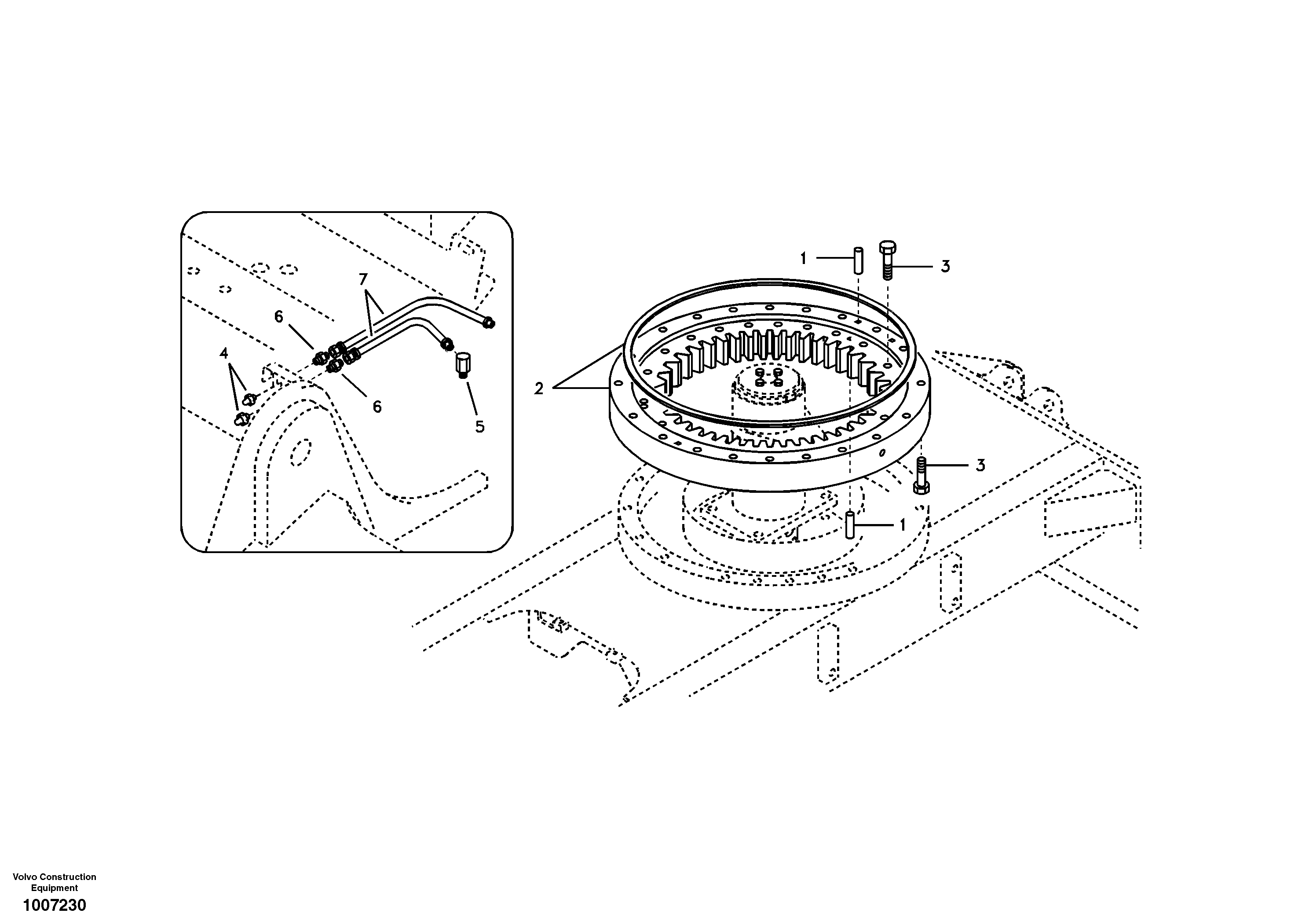 Timing gear casing VOE14880640 VOLVO