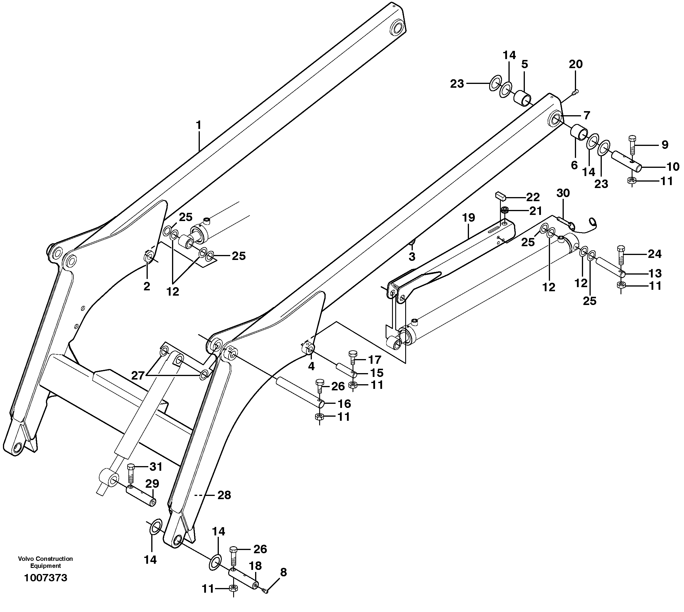 R Window Wiper VOE11840992 VOLVO