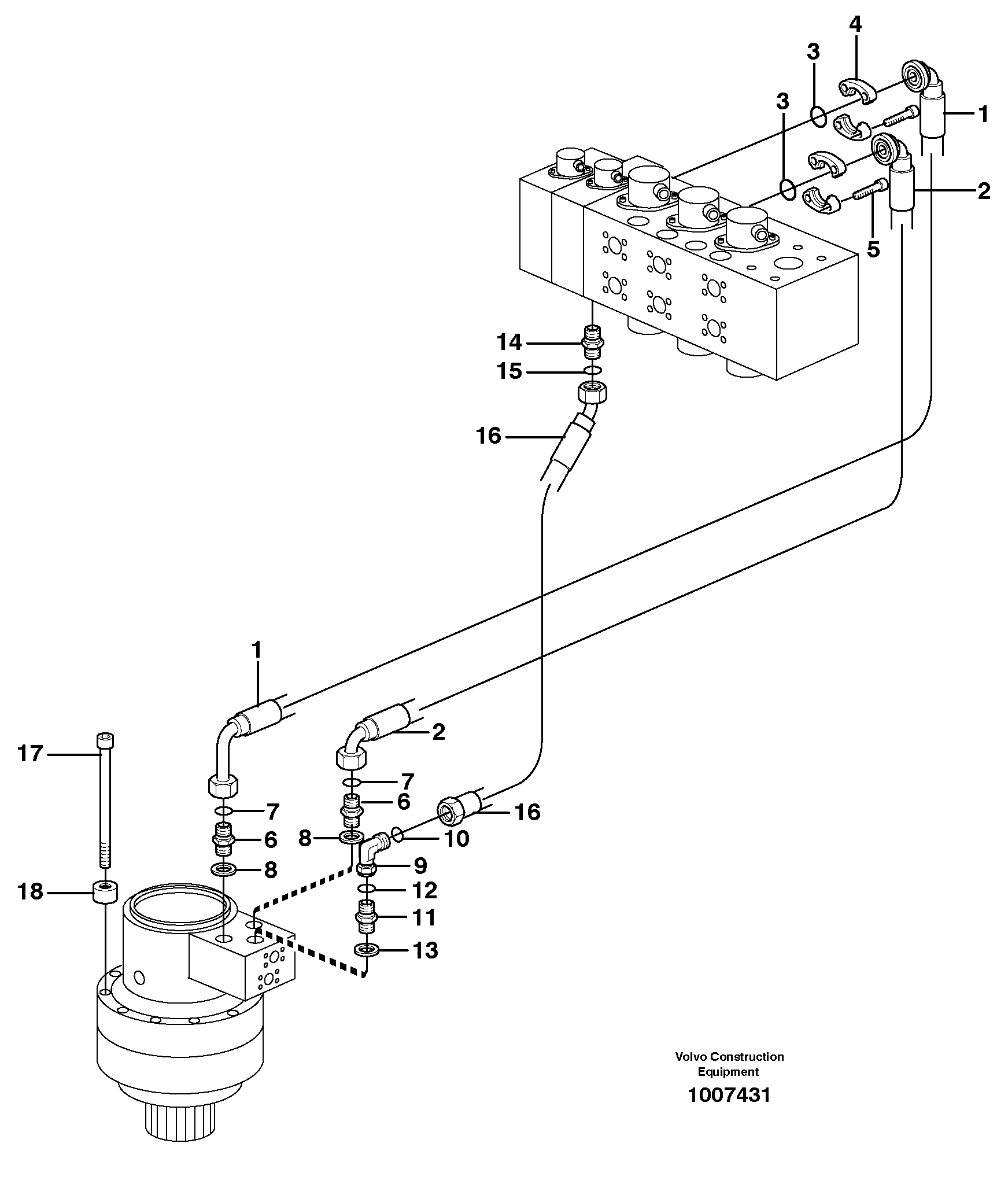Digging Arm VOE14049059 VOLVO