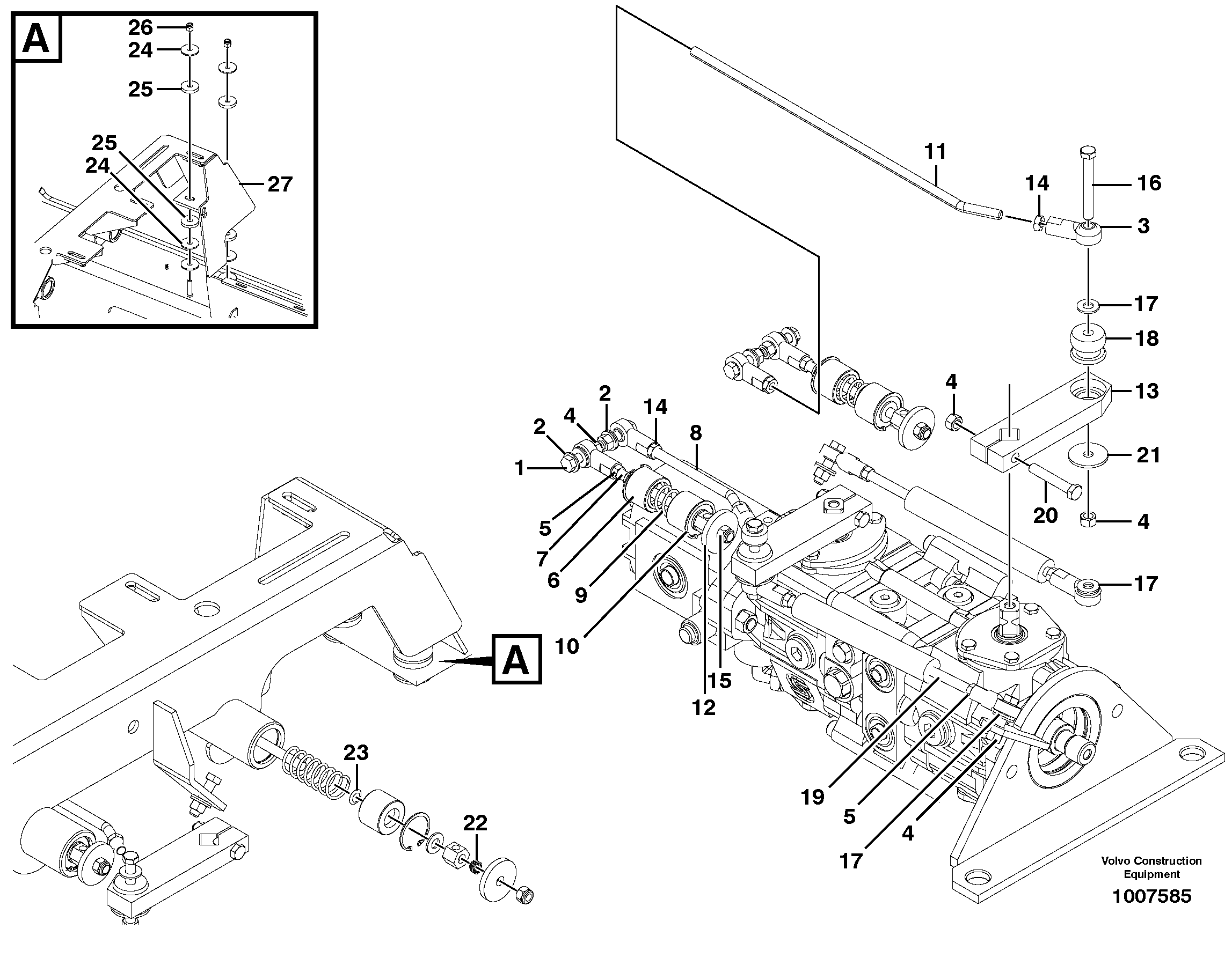 Rubber Plate VOE15401797 VOLVO