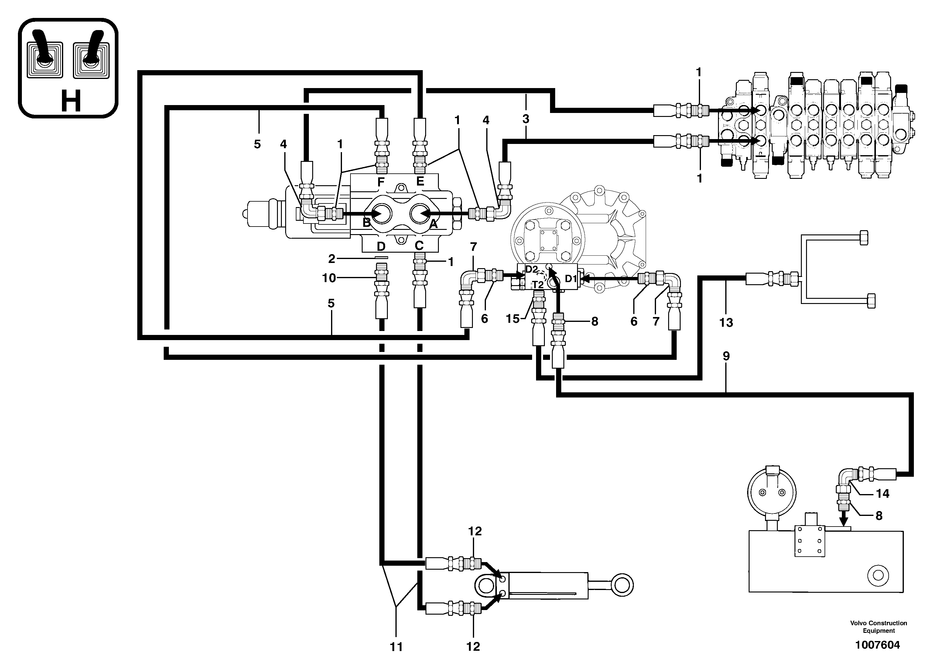 Hose PJ4190203 VOLVO