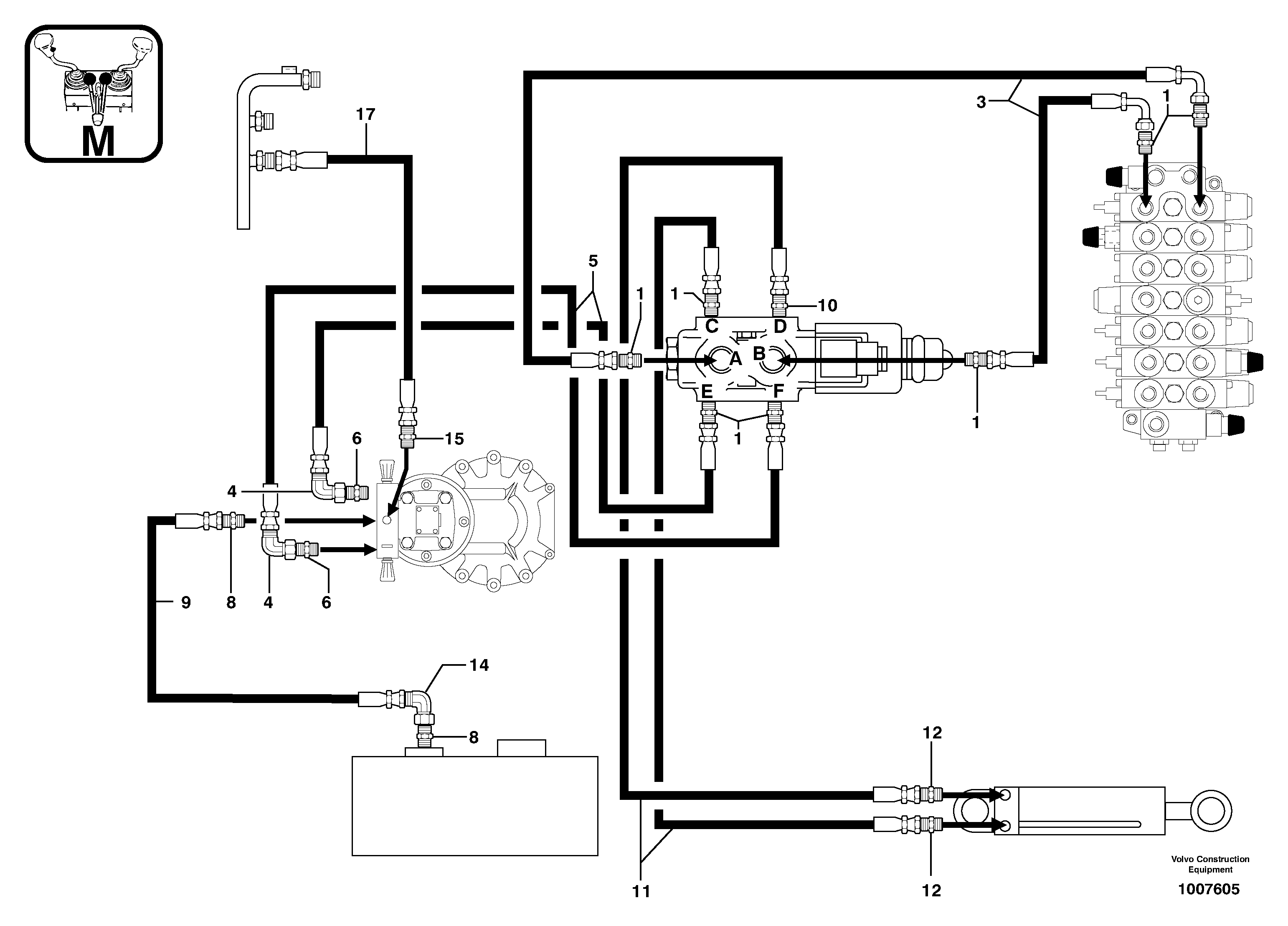 Hose PJ4190205 VOLVO