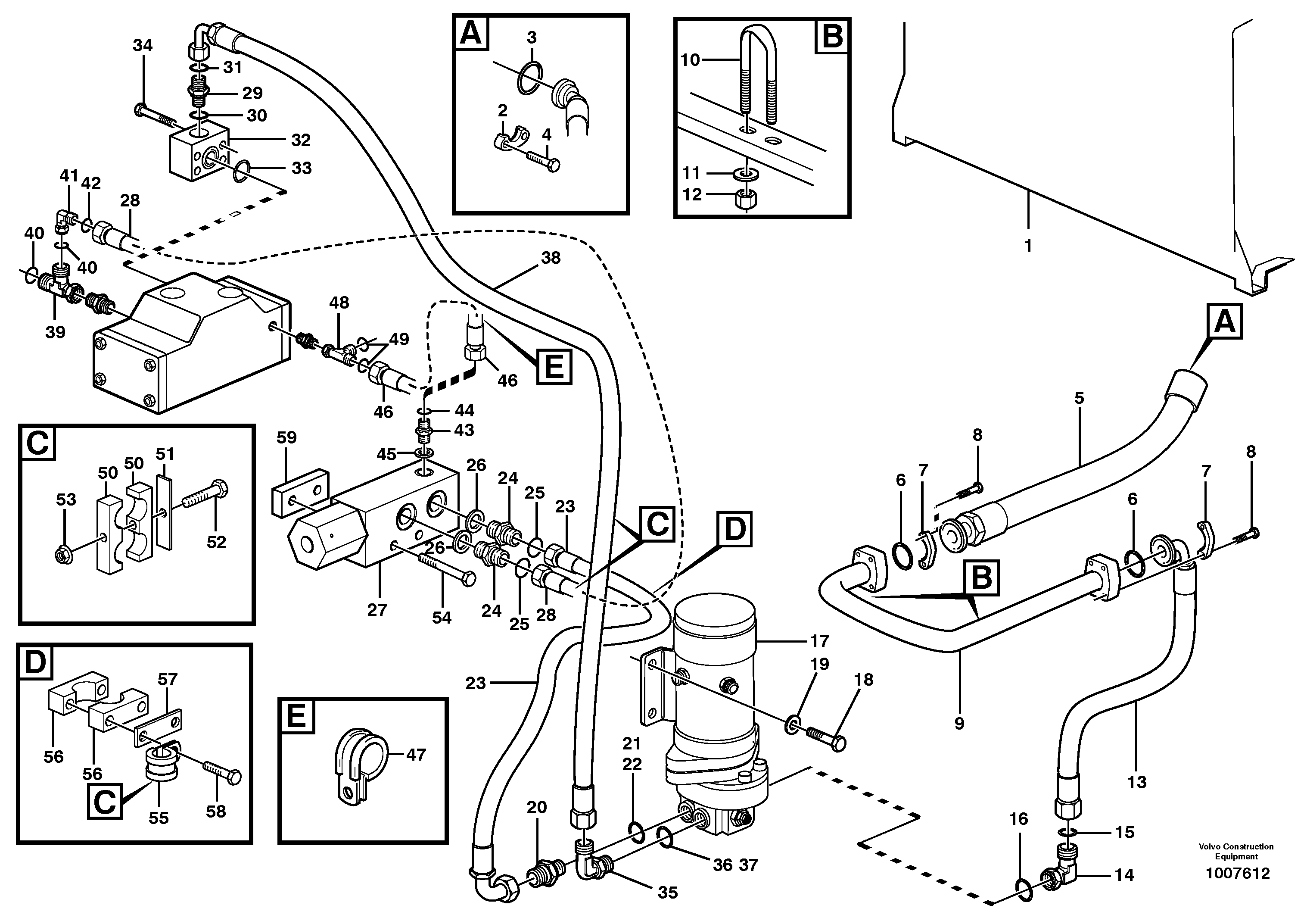 Timing gear casing VOE935641 VOLVO