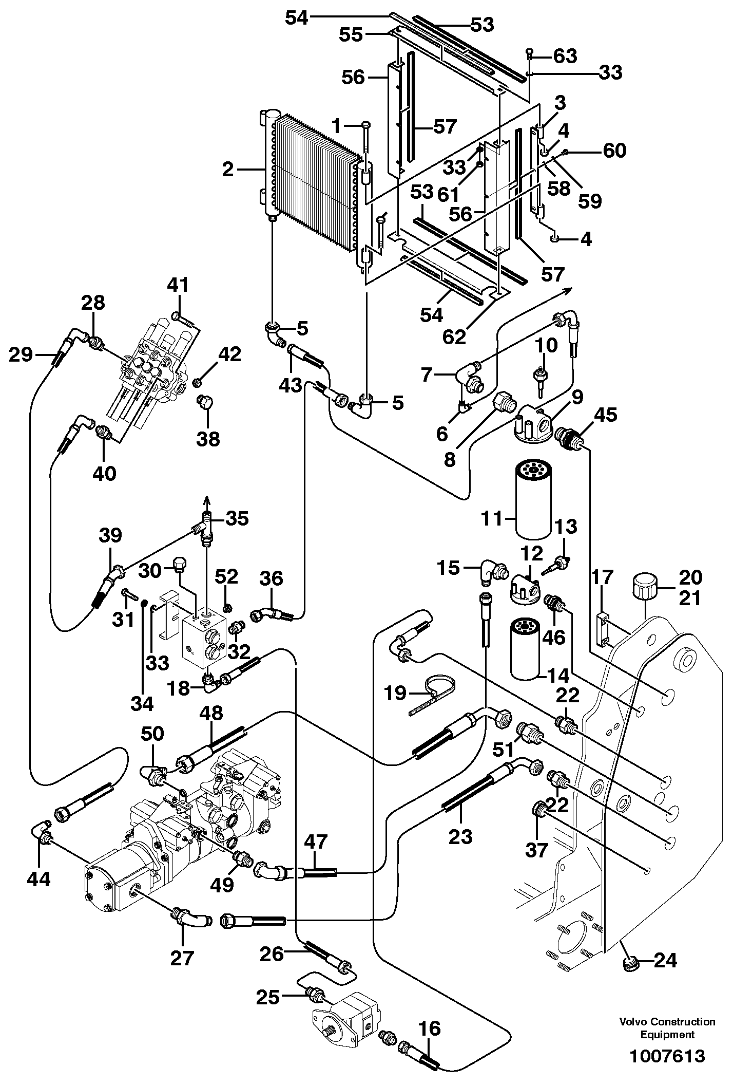 Hexagon Nut VOE95035442 VOLVO
