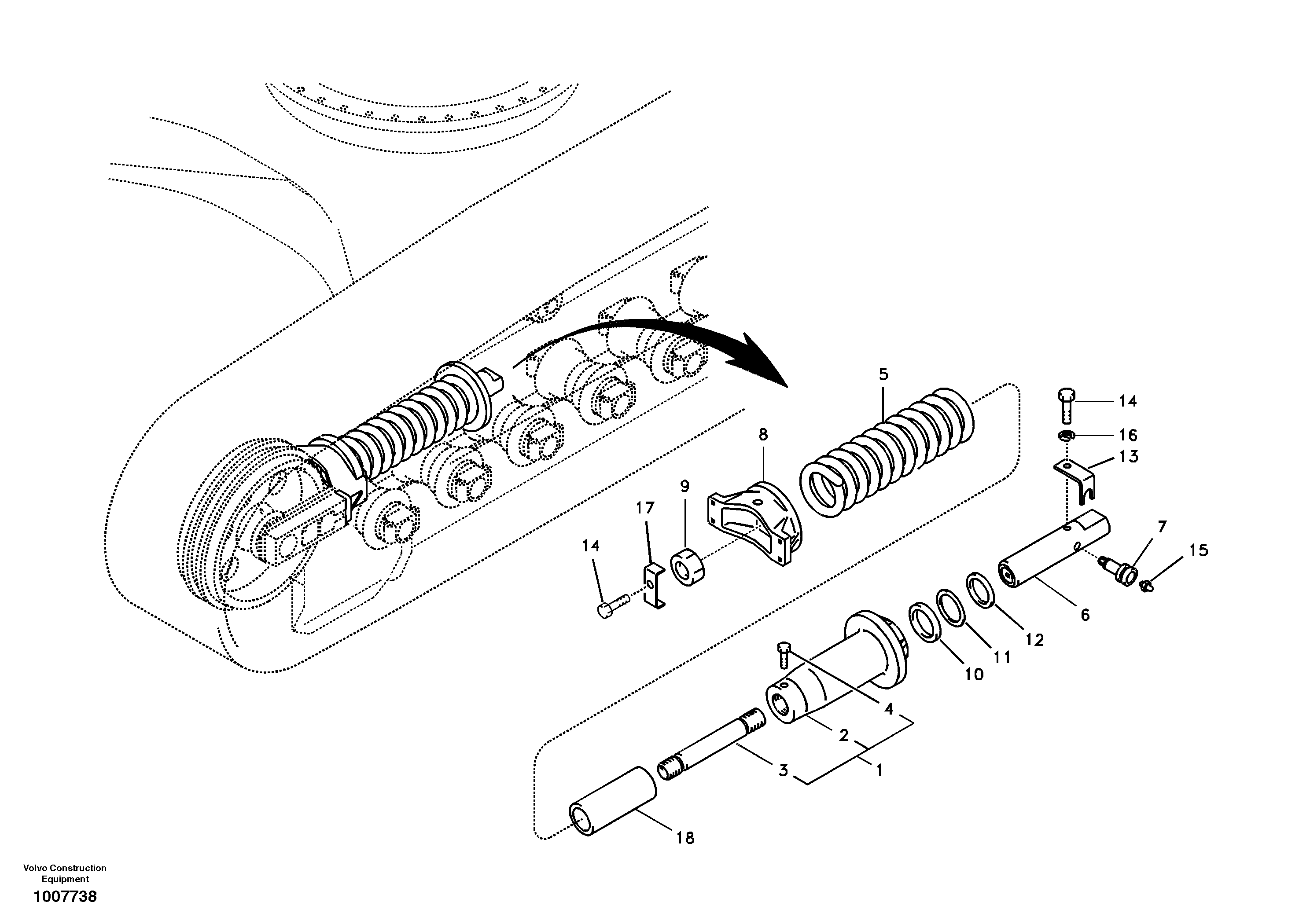 ... slew brake VOE14532425 VOLVO