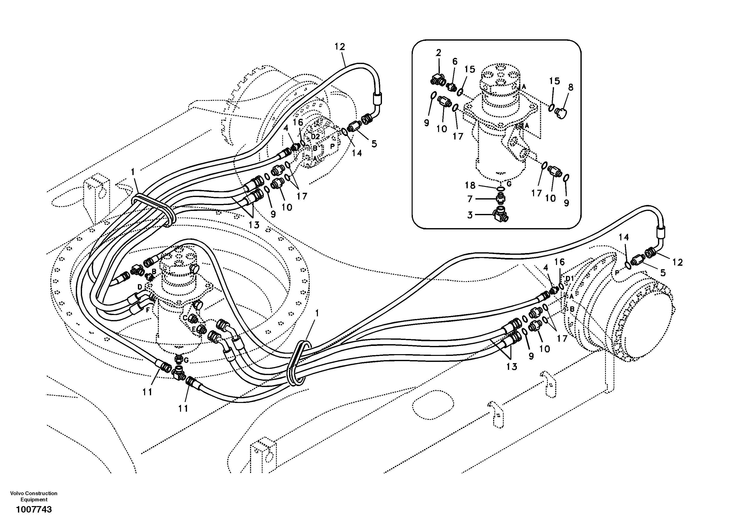 Timing gear casing VOE937178 VOLVO